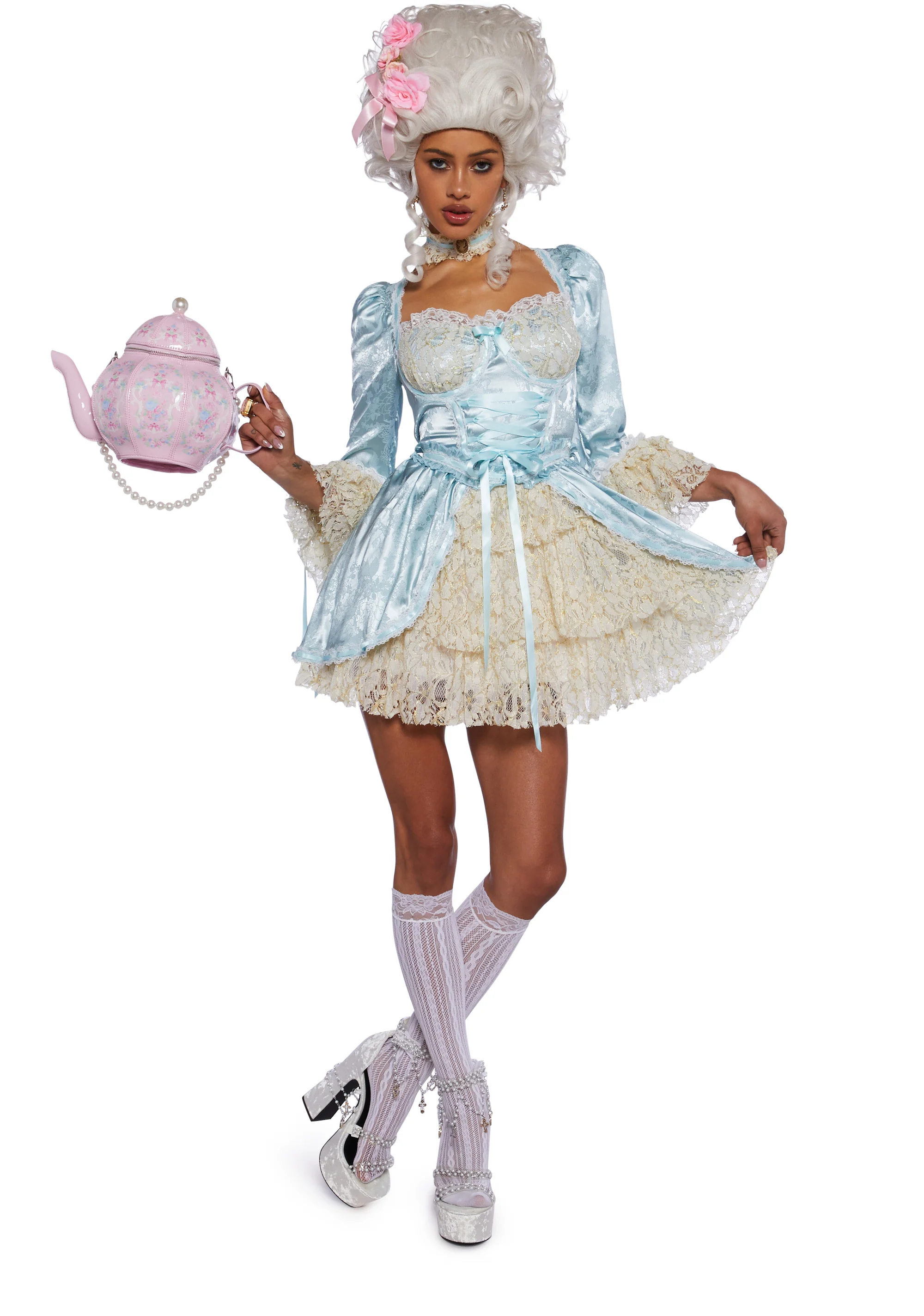 Cake Queen Costume Set - Light Blue - Image 2