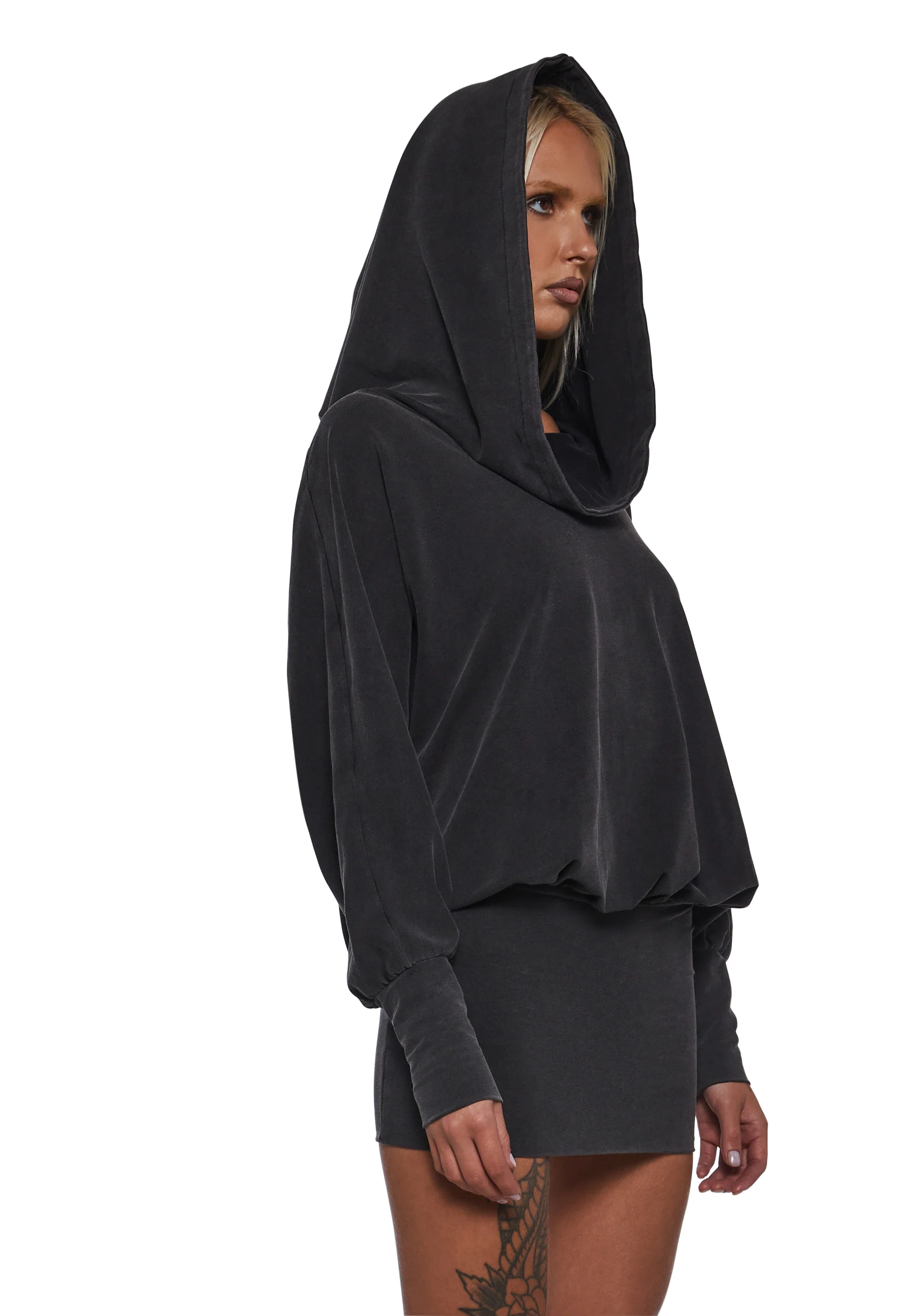 Ego Cowl Banded Mini Dress - Image 3