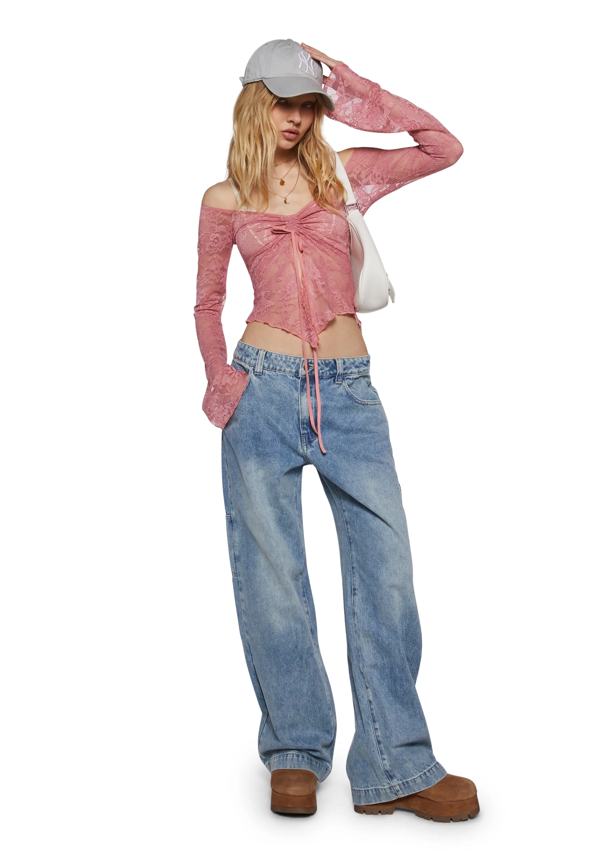 Call It Dreaming Long Sleeve Top - Pink - Image 2