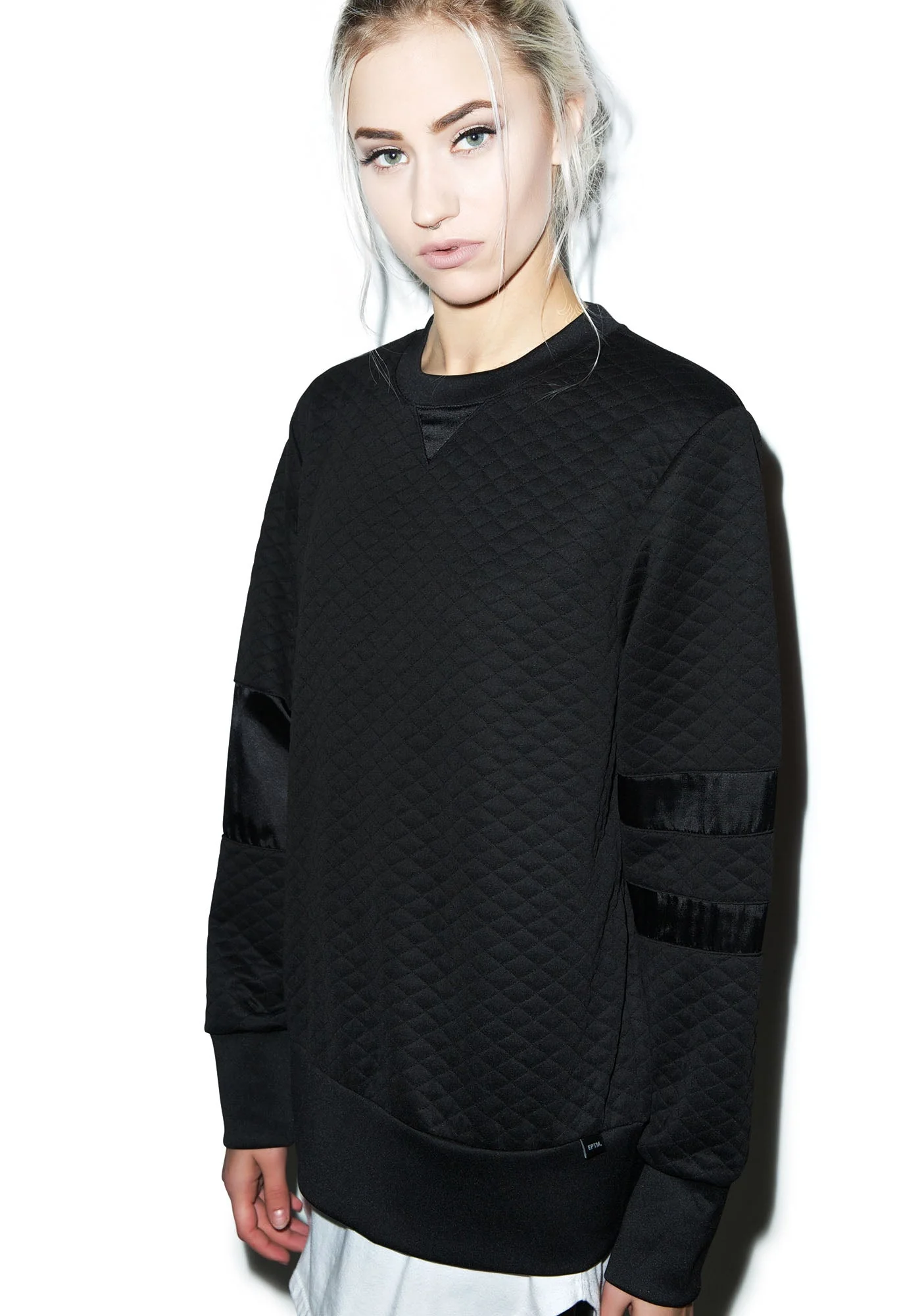 Call Me Quilted Pullover - Off White - Image 8