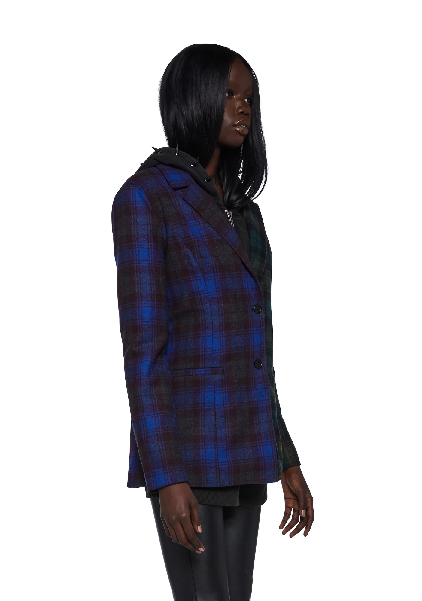 Calling A Cab Plaid Blazer - Image 3