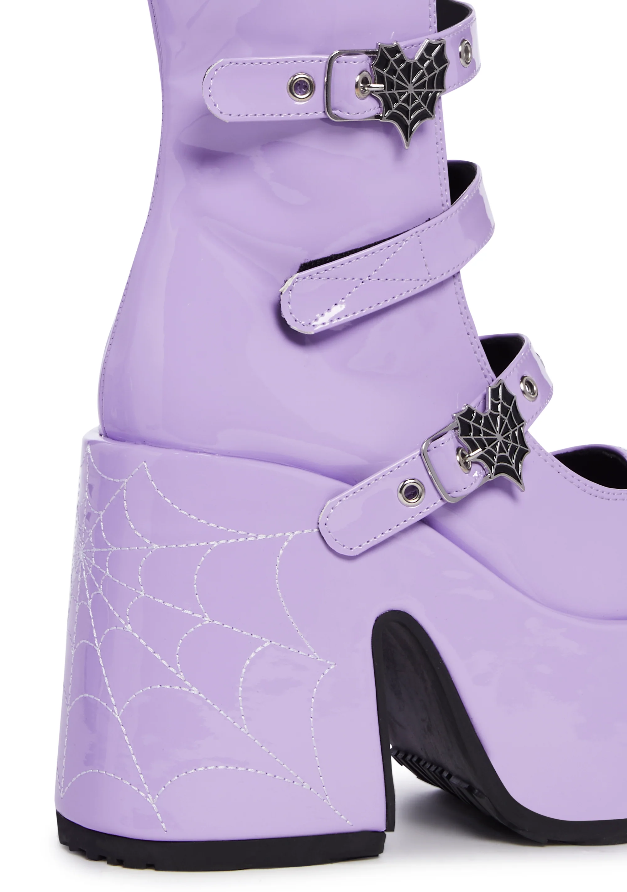 Camel-223 Platform Glow In The Dark Knee High Boots - Image 2