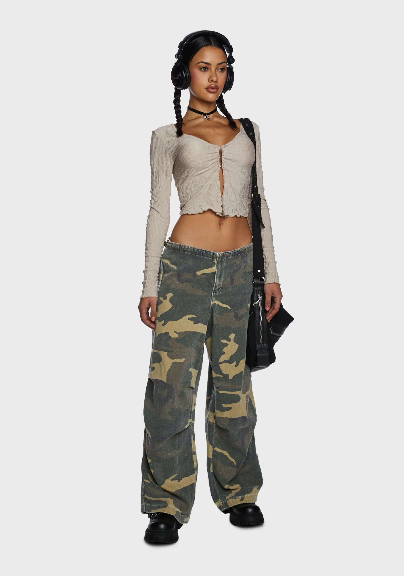 Camo Baggy Tech Pants - Image 5