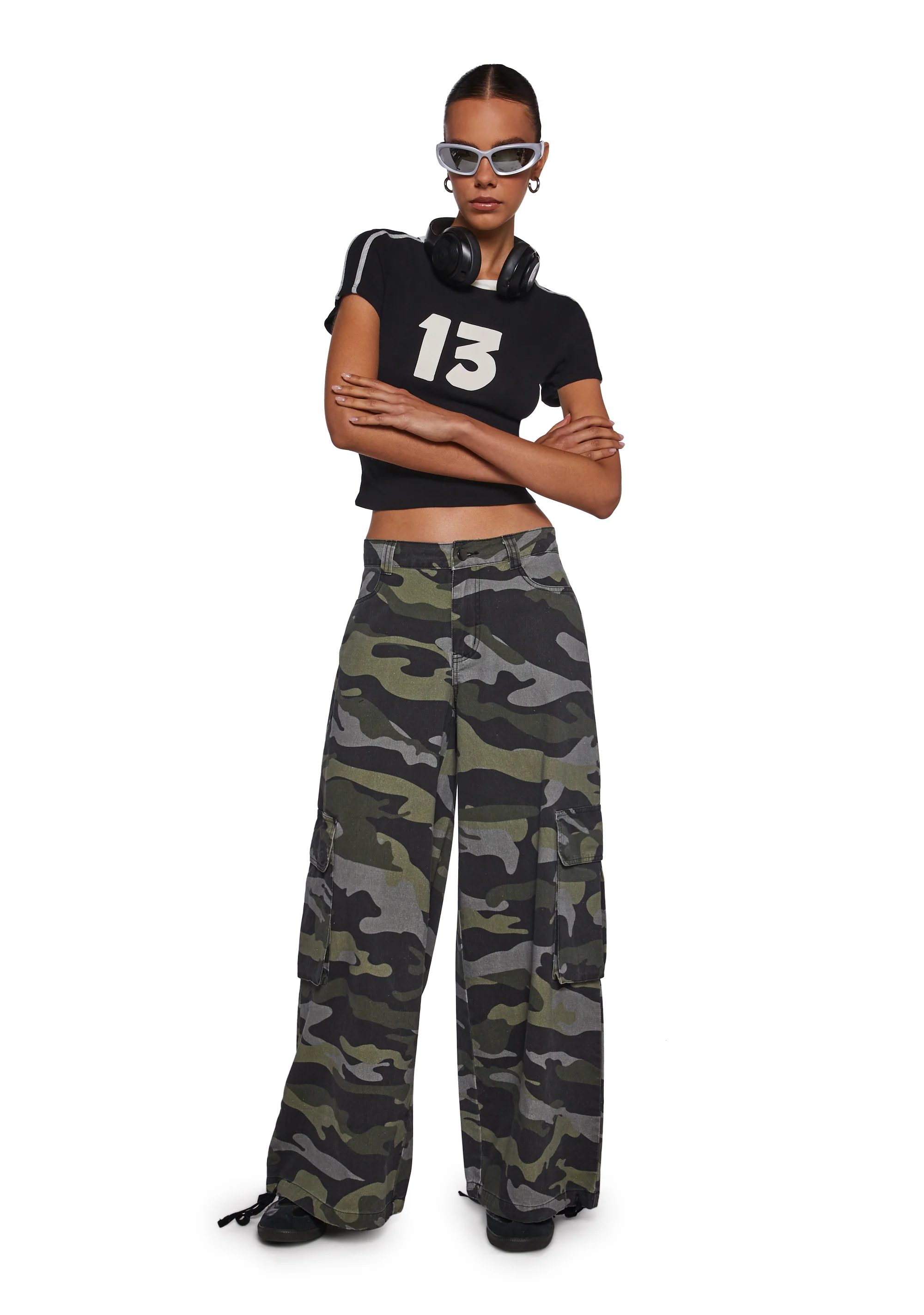 MP3 Dreams Camo Cargo Pants - Image 2