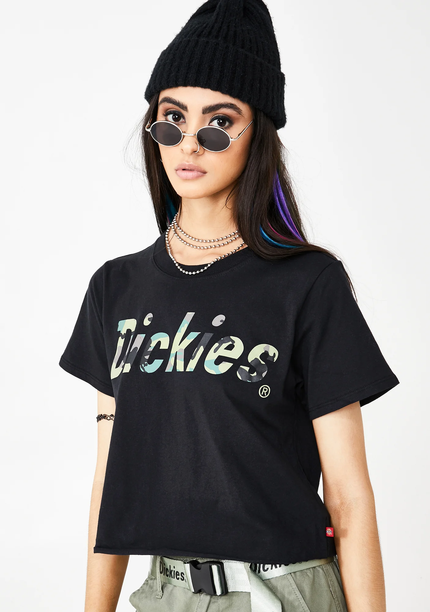 Camo Crop Tee - Image 2