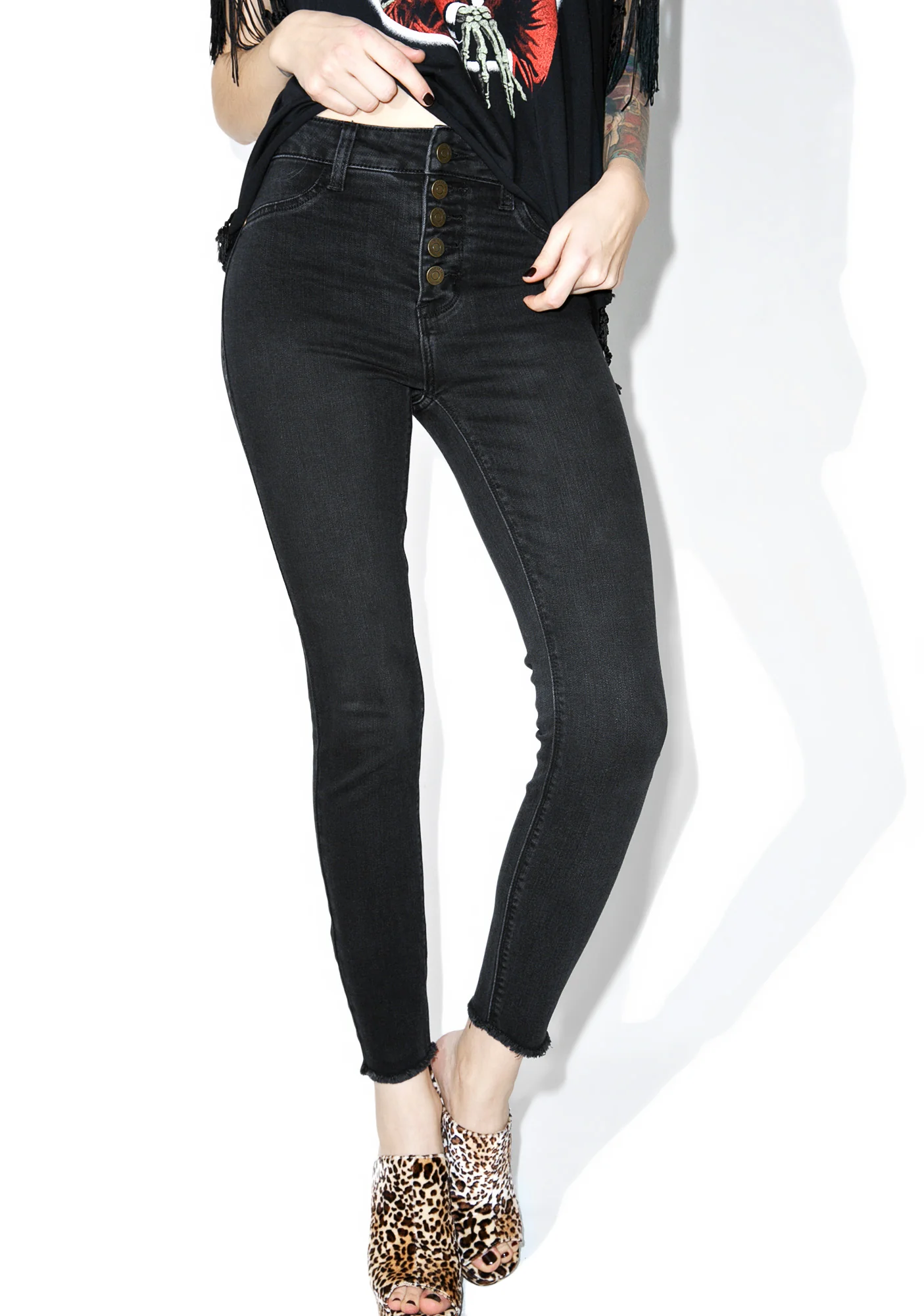 Campbell Cropped Skinny Jeans