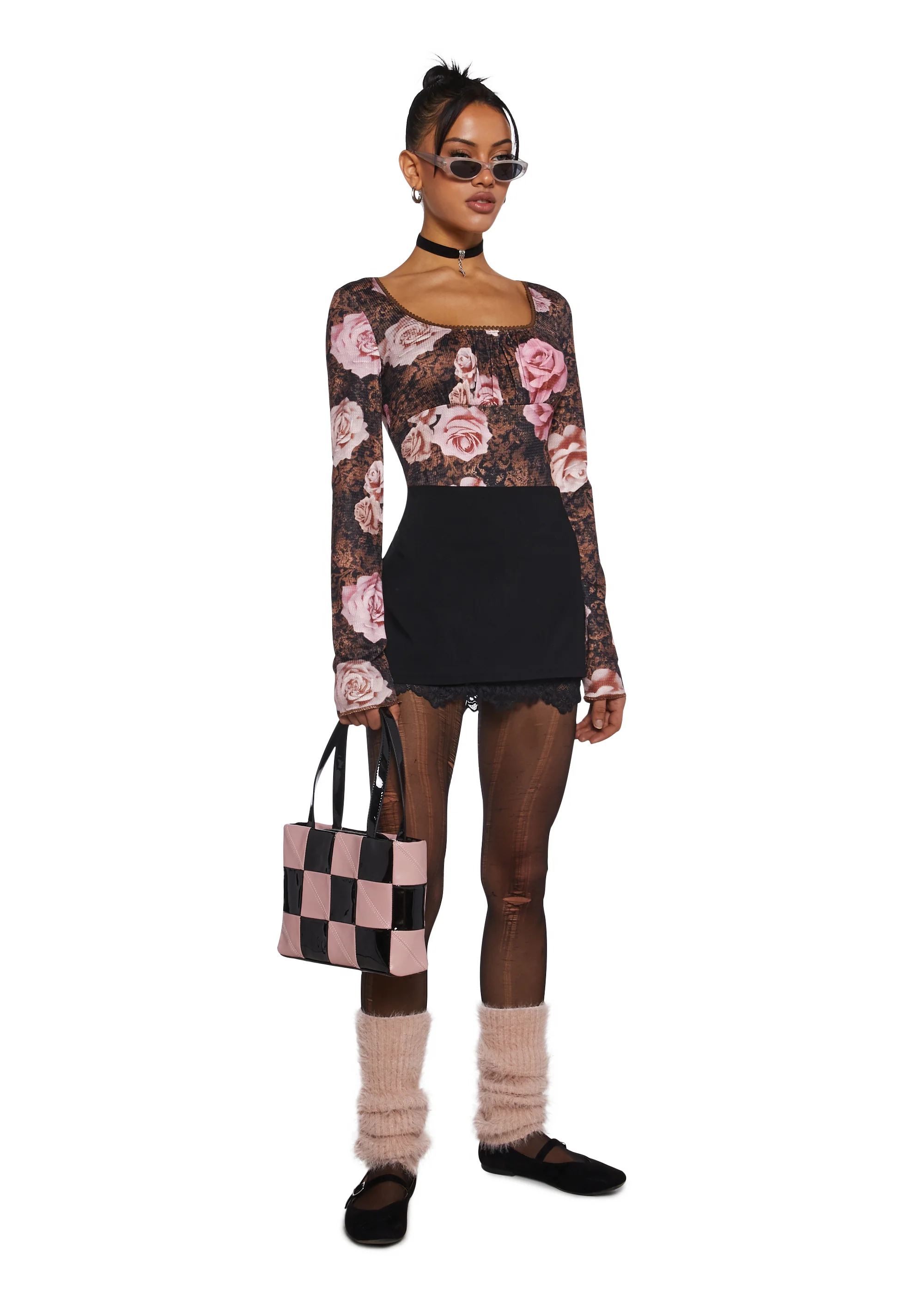 Cancel Plans Patchwork Crossbody Bag - Image 6
