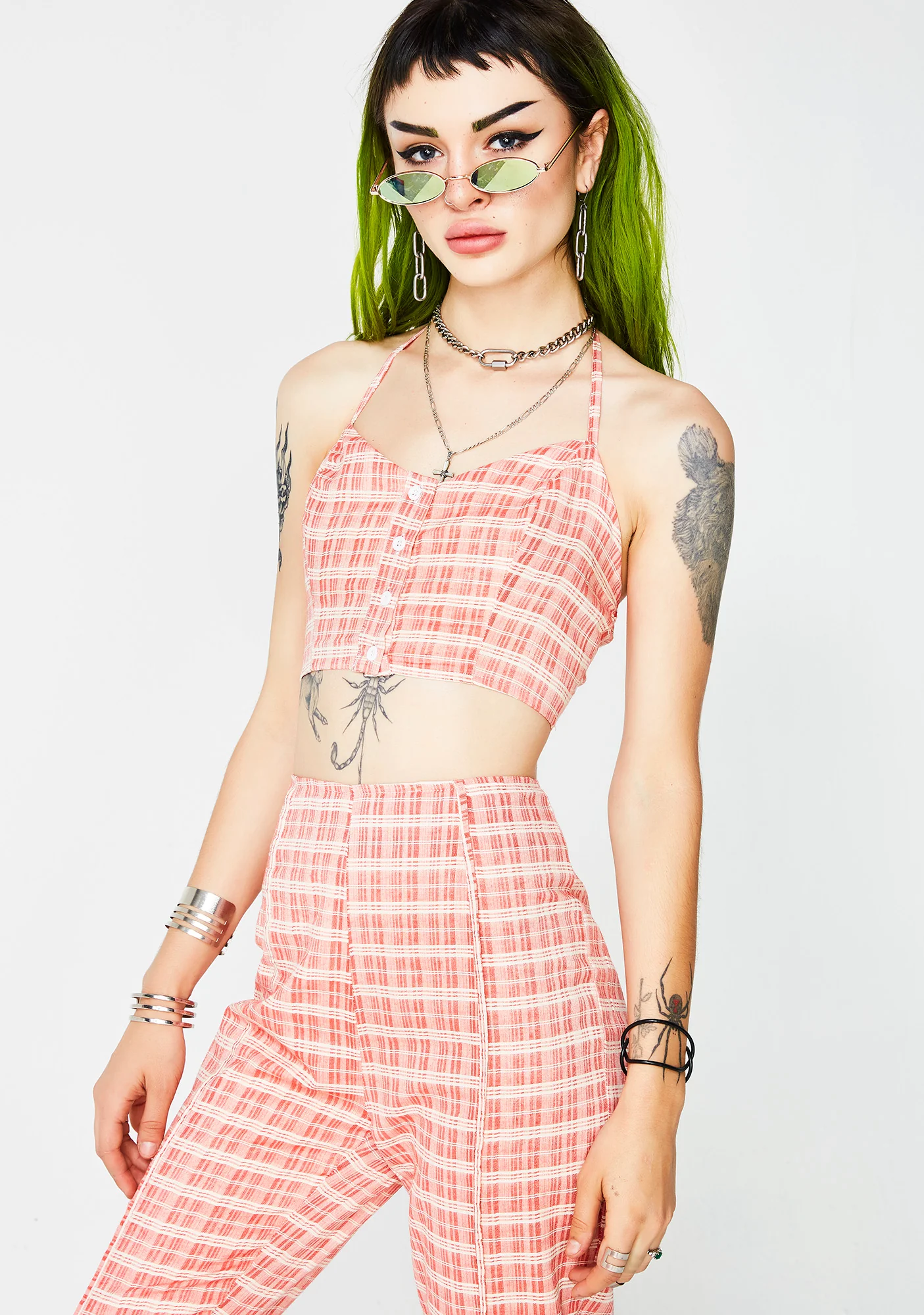 Candy Coated Plaid Top - Image 2