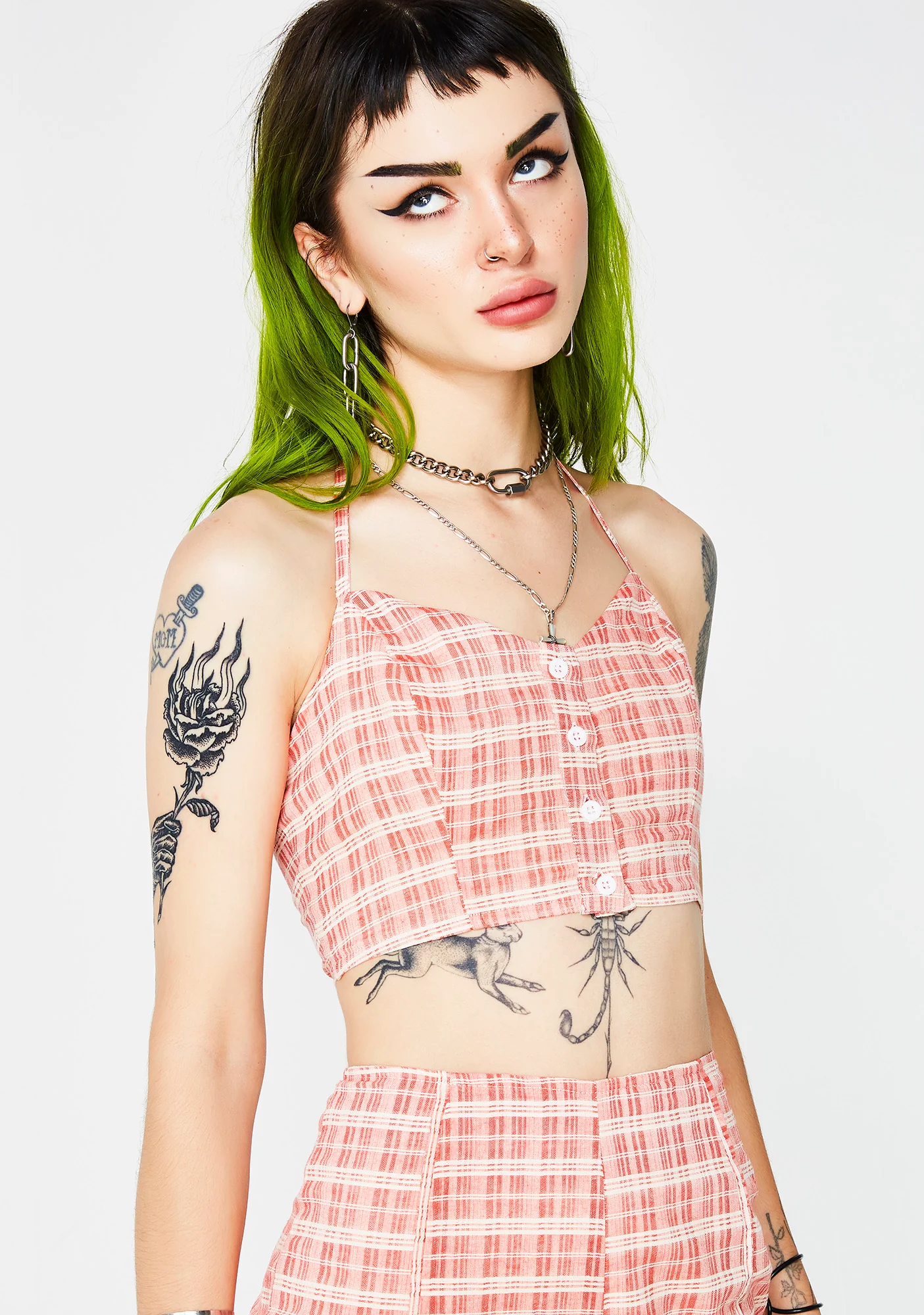 Candy Coated Plaid Top - Image 3