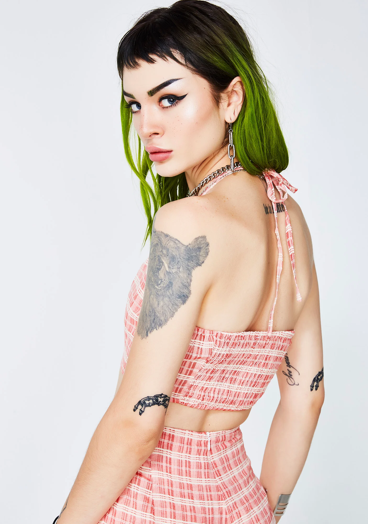 Candy Coated Plaid Top - Image 4