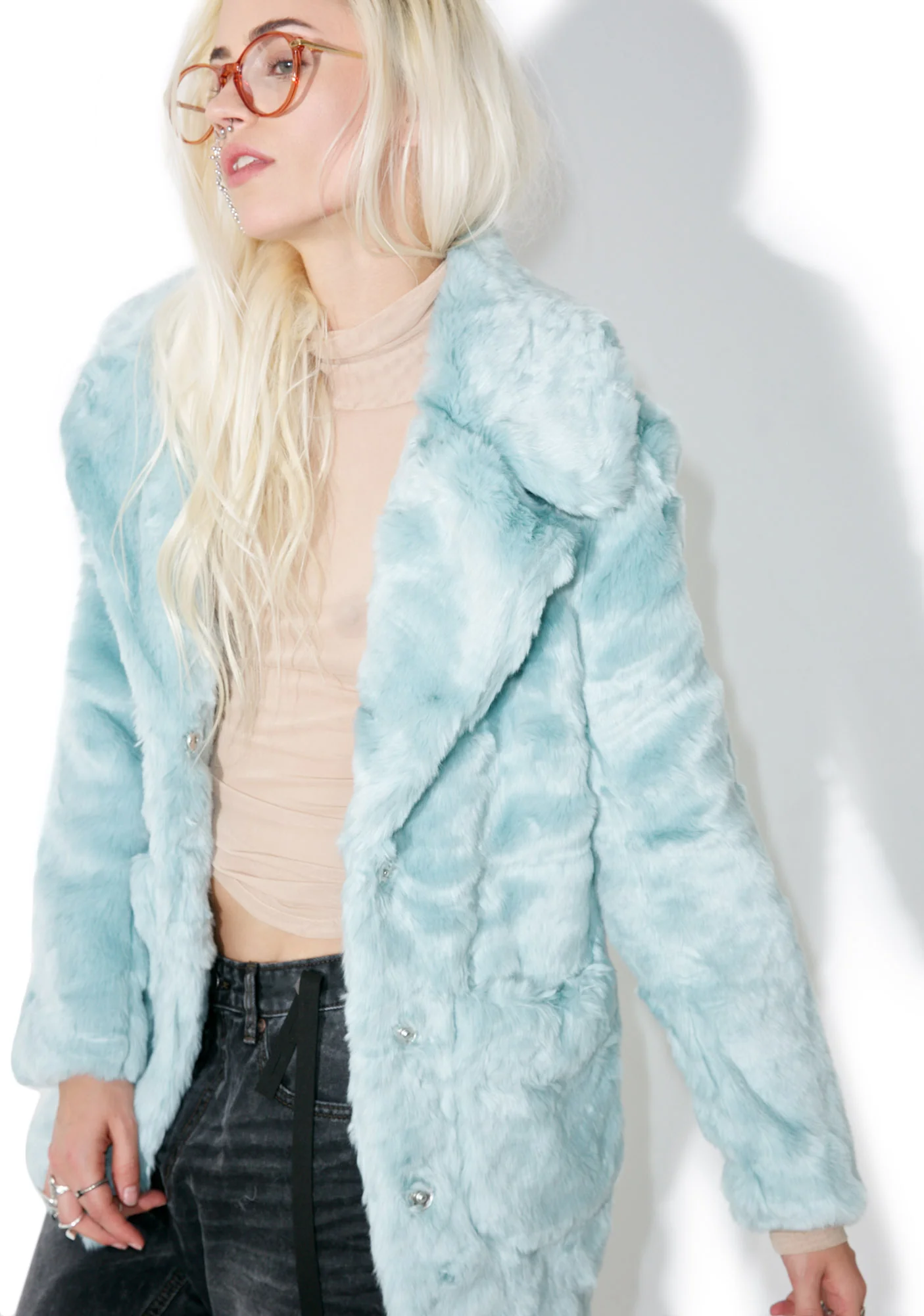 Candy Craving Faux Fur Coat - Image 3