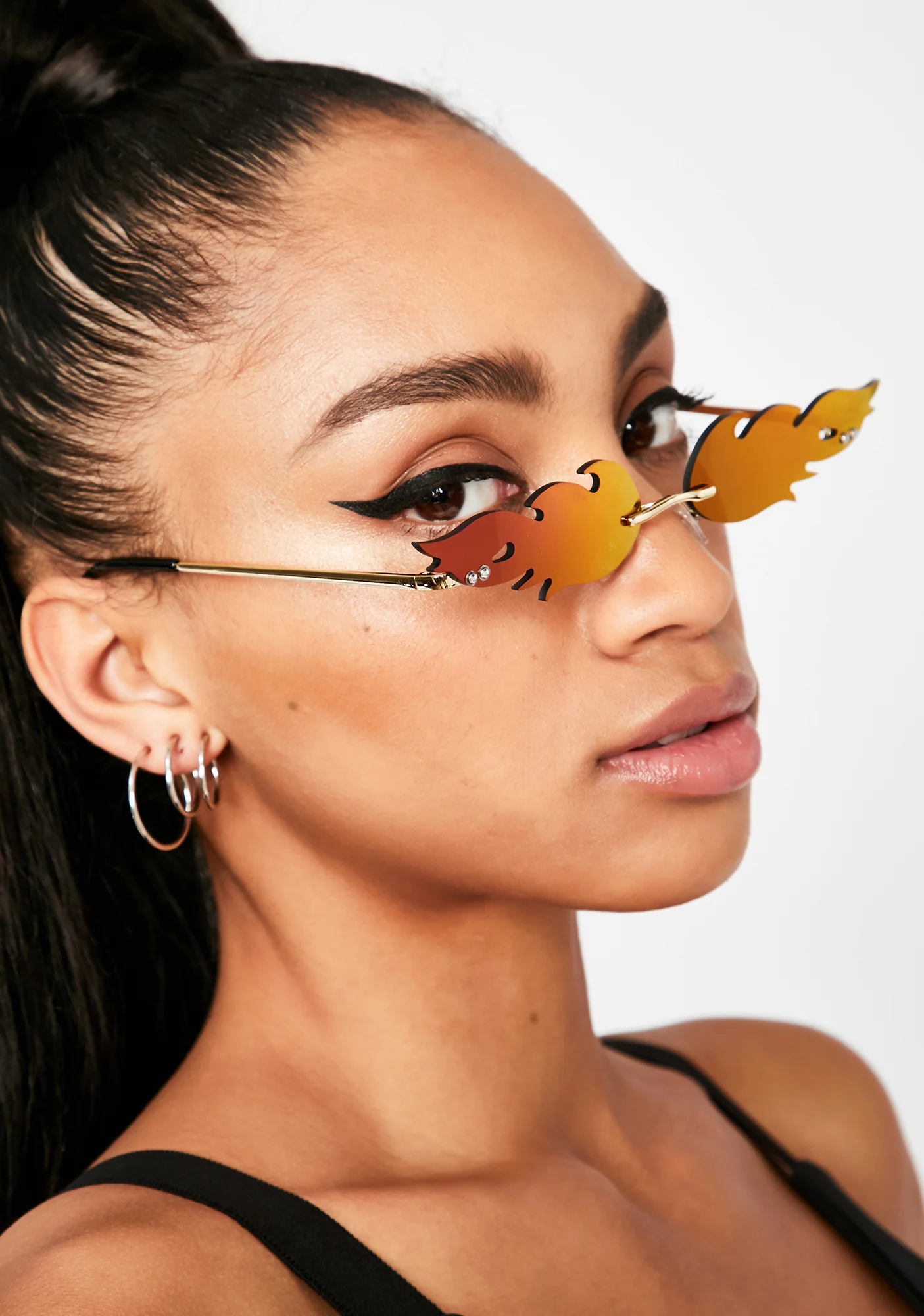 Candy Fire Tracks Reflective Sunglasses - Image 2