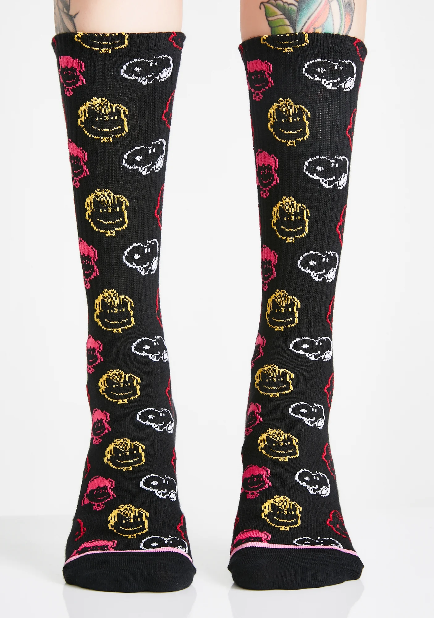Candy Peanuts Colors Crew Socks - Image 3