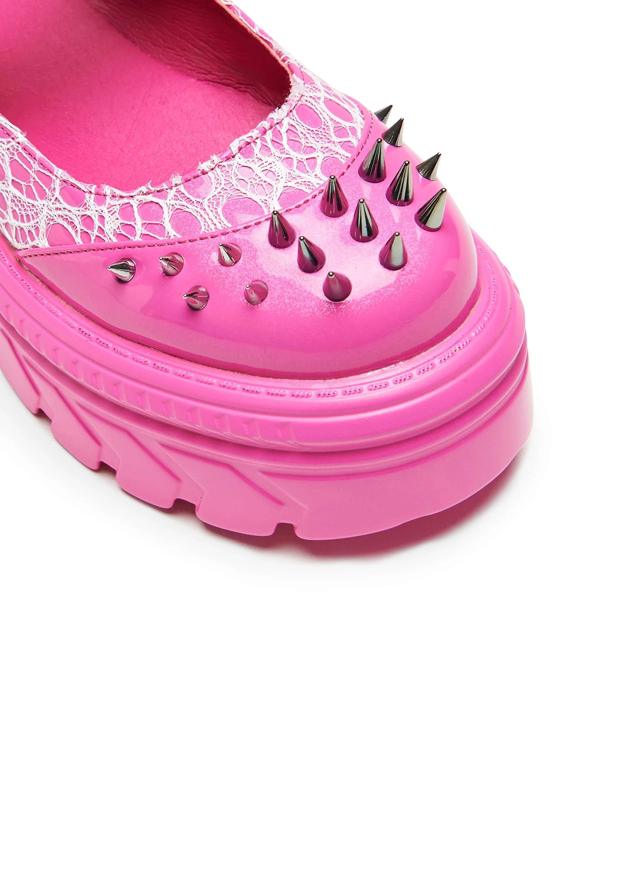 Candyfloss Demon Spiked Stomper Mary Janes - Image 4