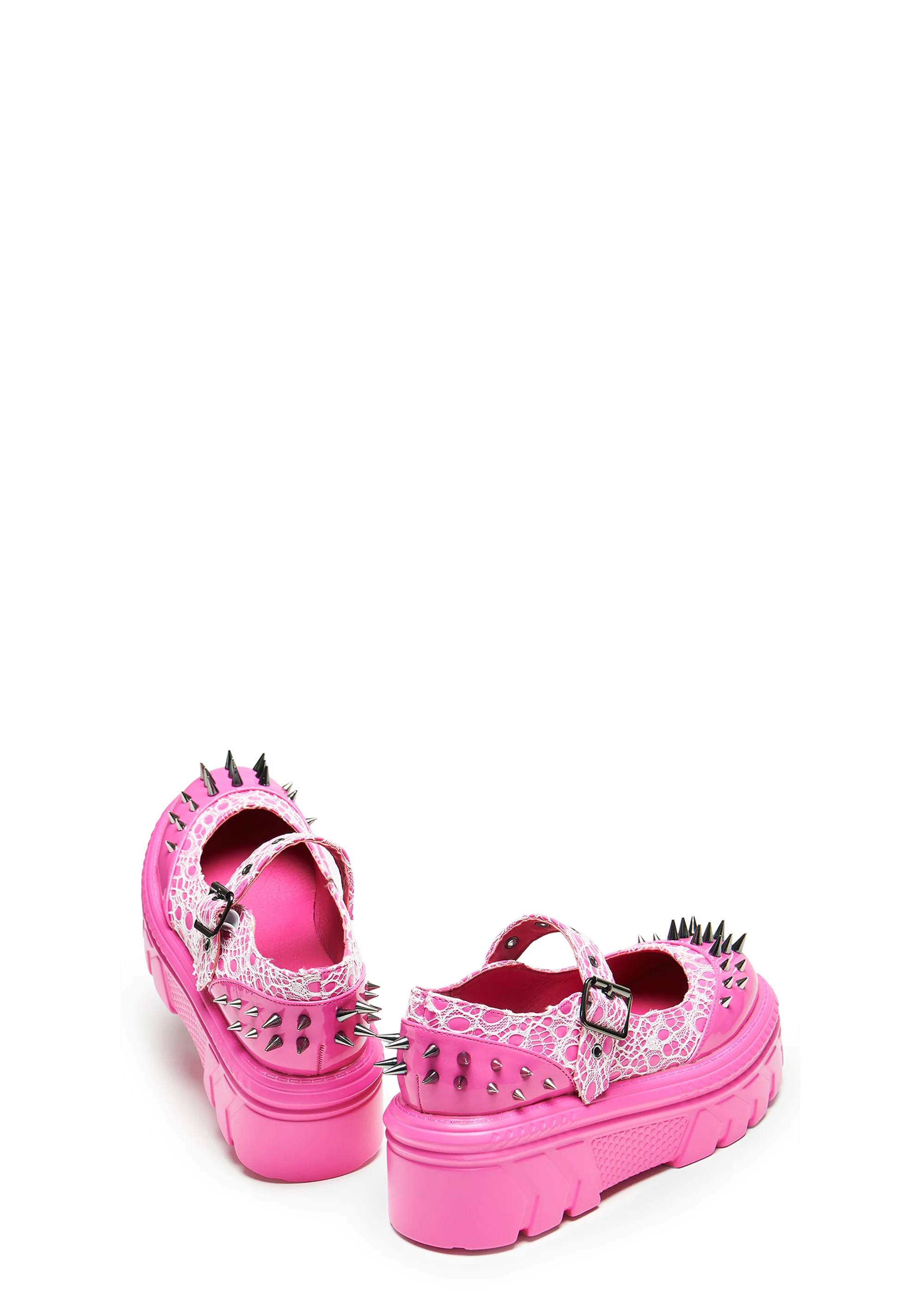 Candyfloss Demon Spiked Stomper Mary Janes - Image 6
