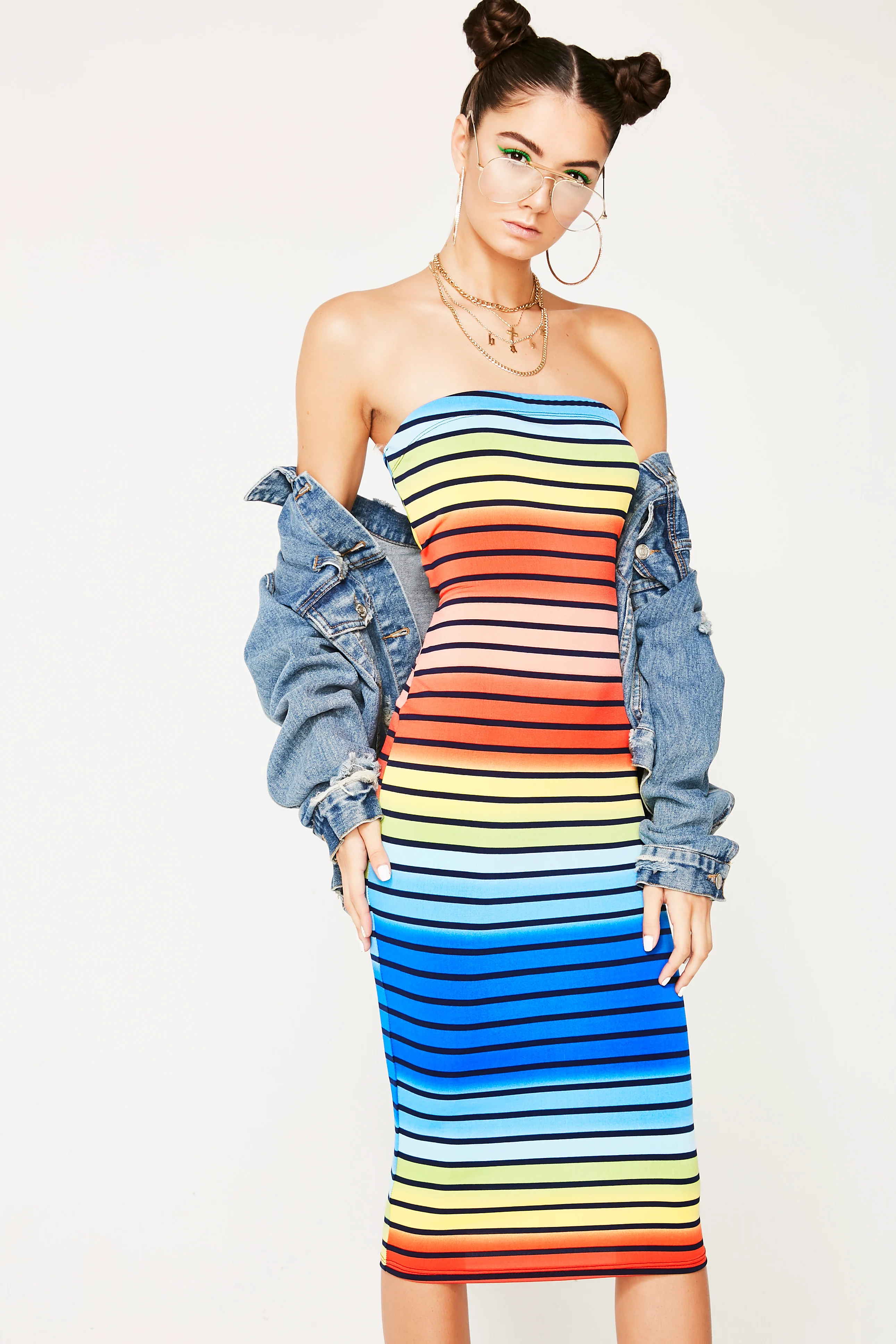 Candyland Stripe Dress - Image 2