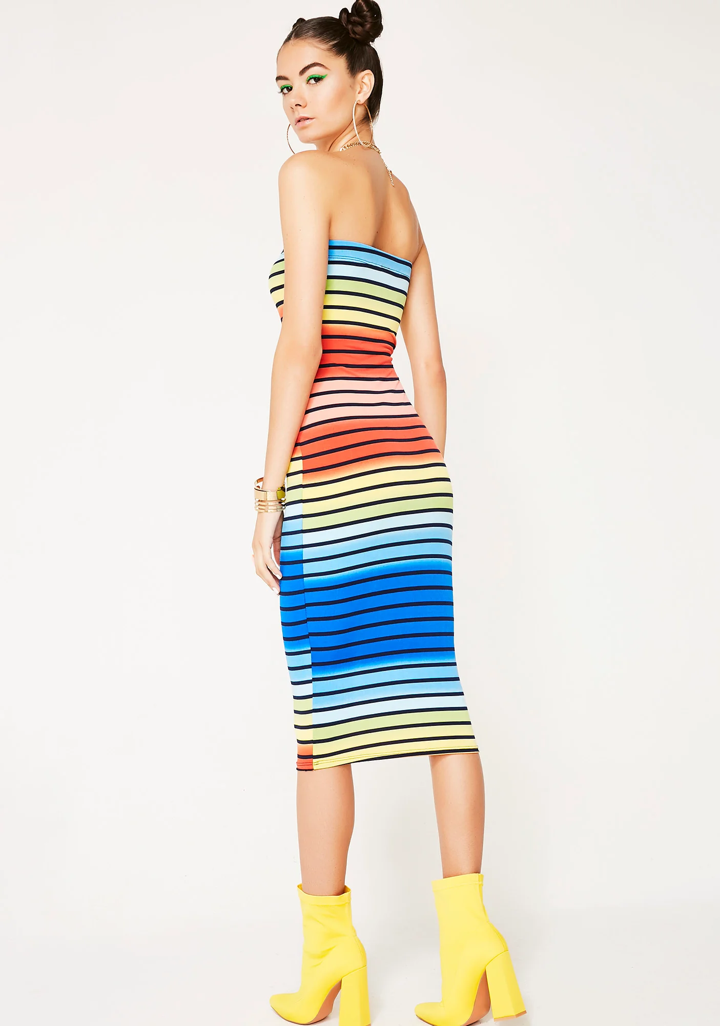 Candyland Stripe Dress - Image 4