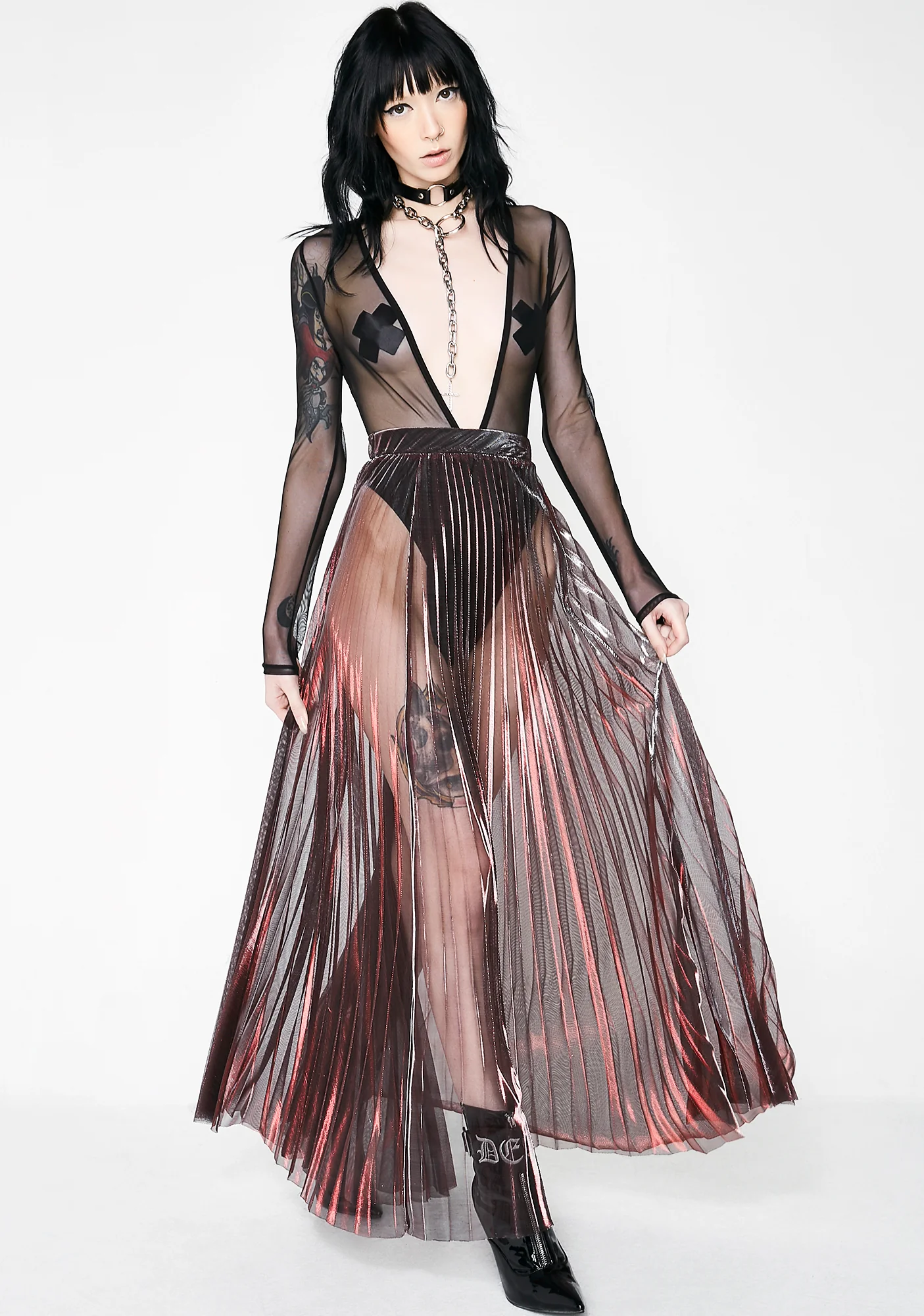 Can't Stop Staring Mesh Bodysuit - Image 5