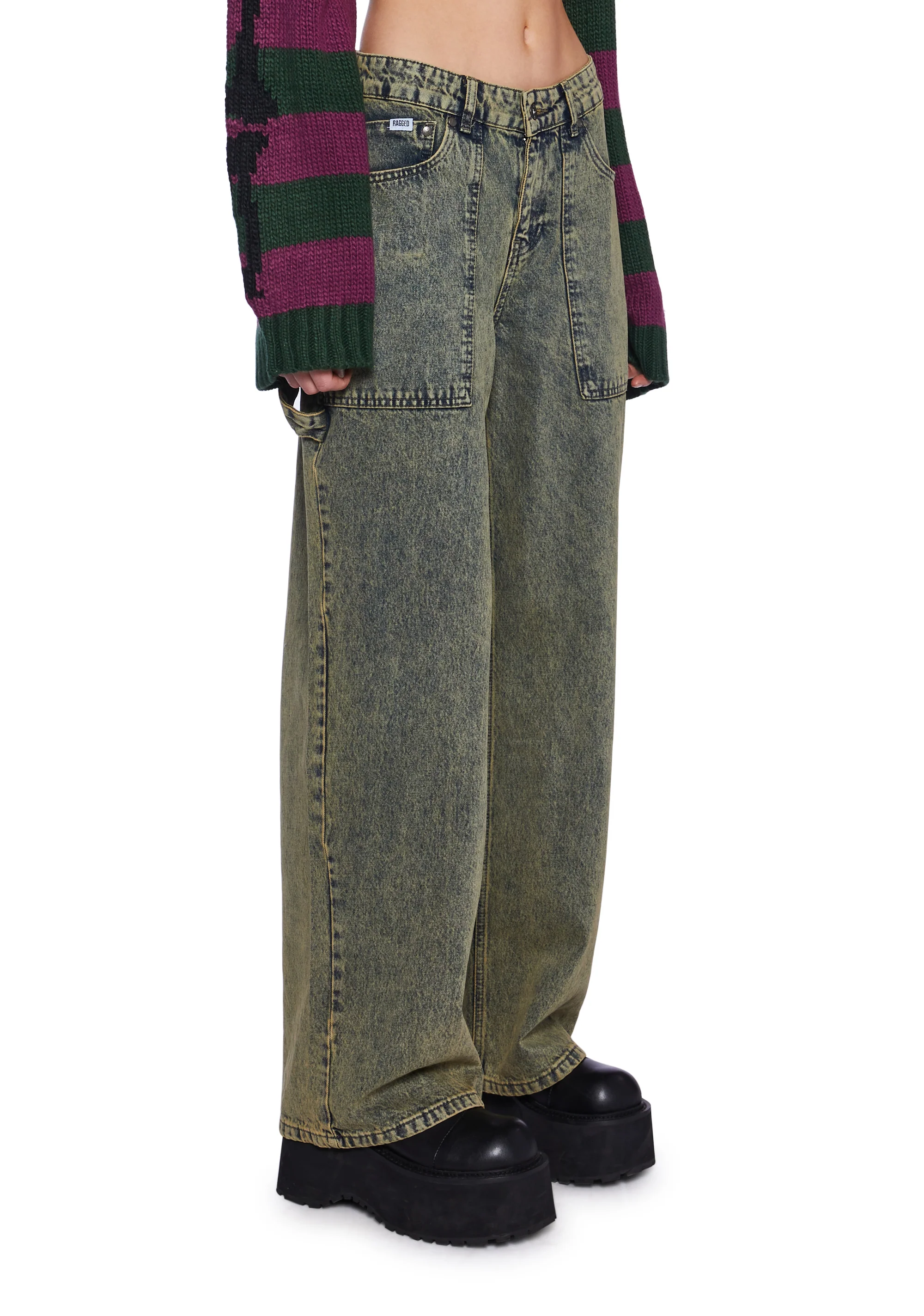 Green Carpenter Release Jeans - Image 3