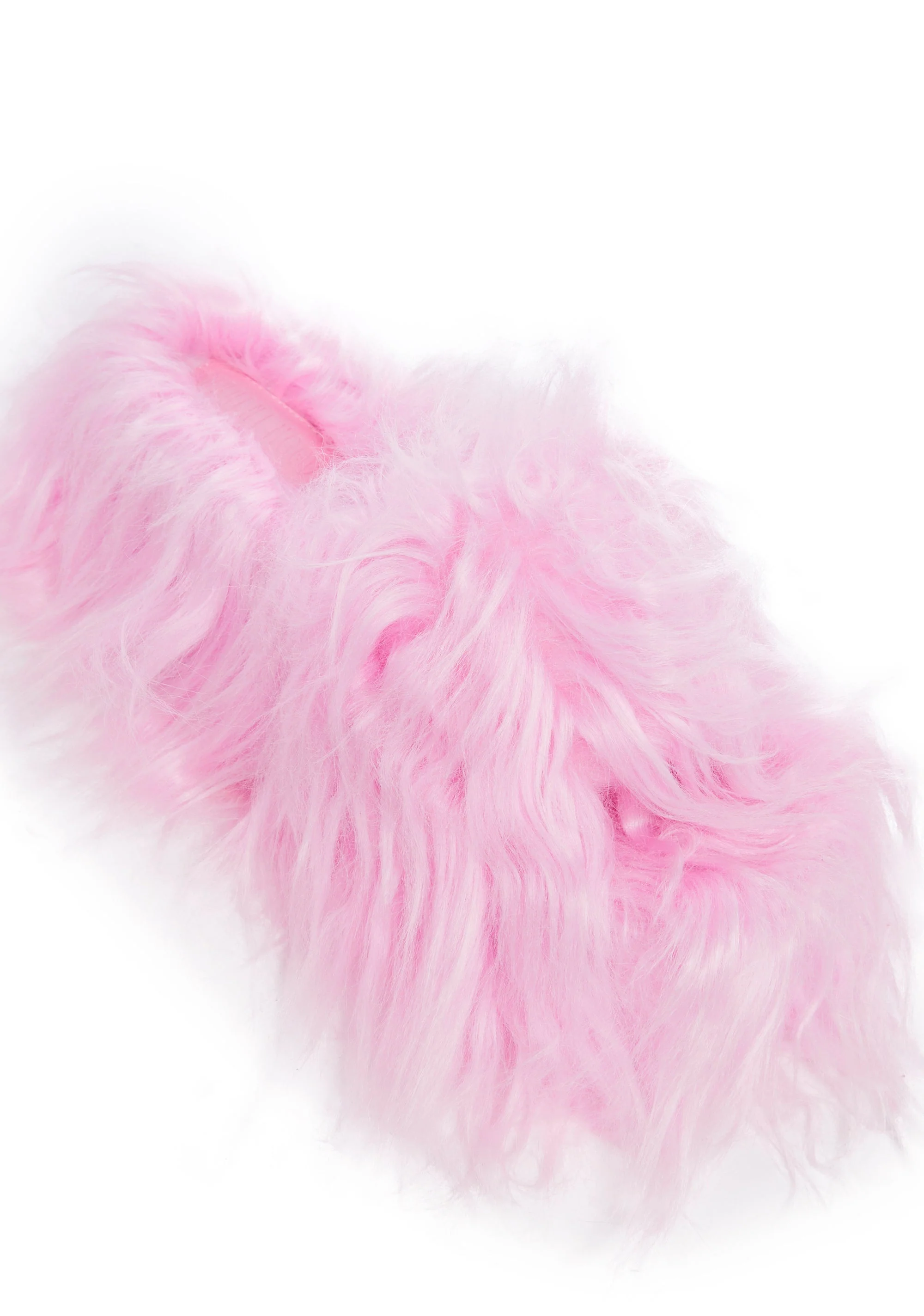 Case Of The Grumpies Fuzzy Slides - Light Pink - Image 2