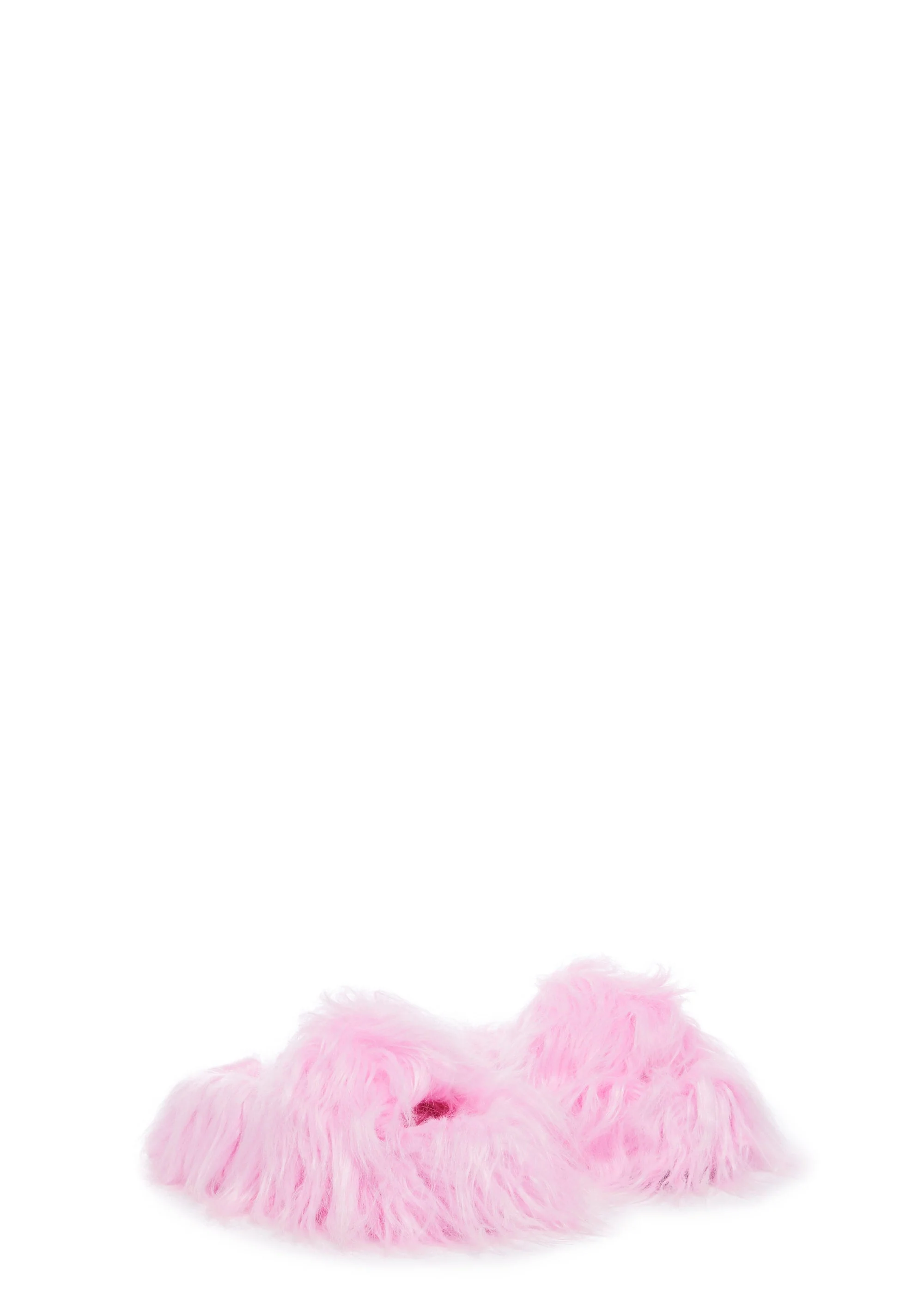 Case Of The Grumpies Fuzzy Slides - Light Pink - Image 3