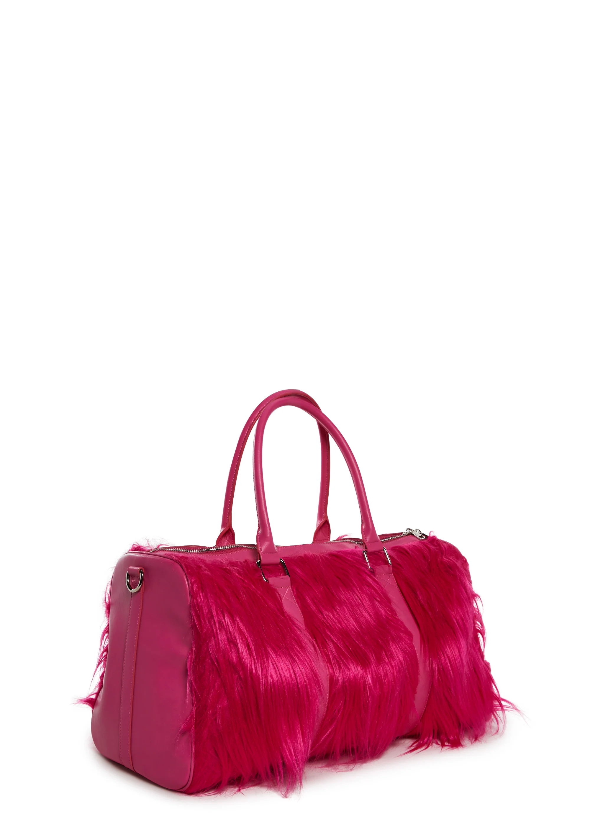 Case Of The Grumpies Fuzzy Weekender Bag - Image 3