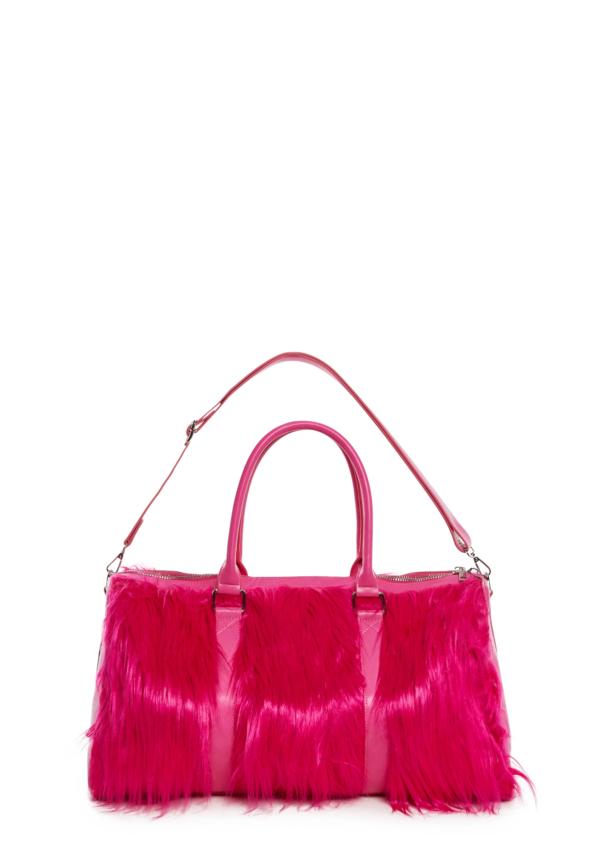 Case Of The Grumpies Fuzzy Weekender Bag - Image 6