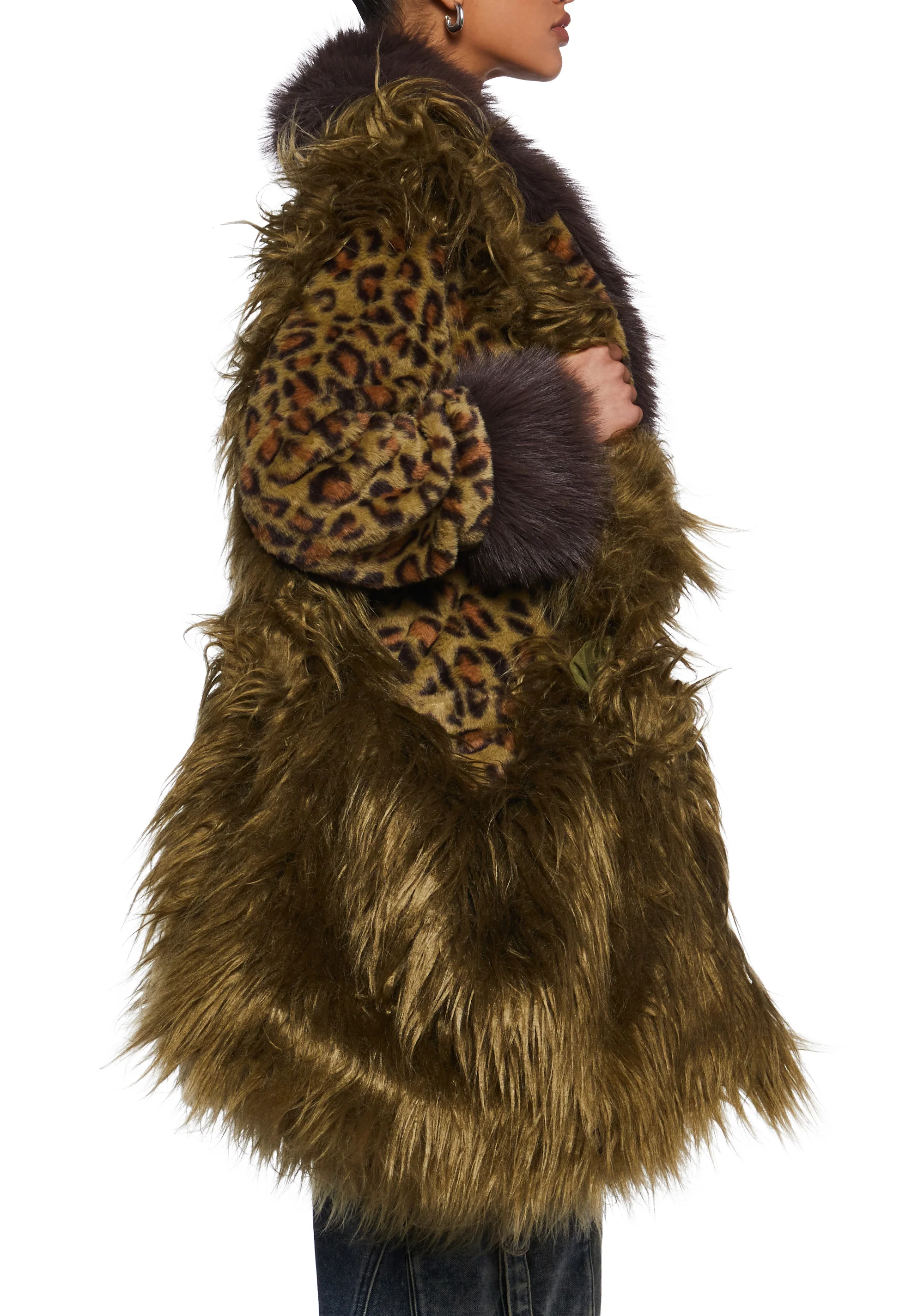 Case Of The Grumpies Fuzzy XXL Messenger Bag - Green - Image 2