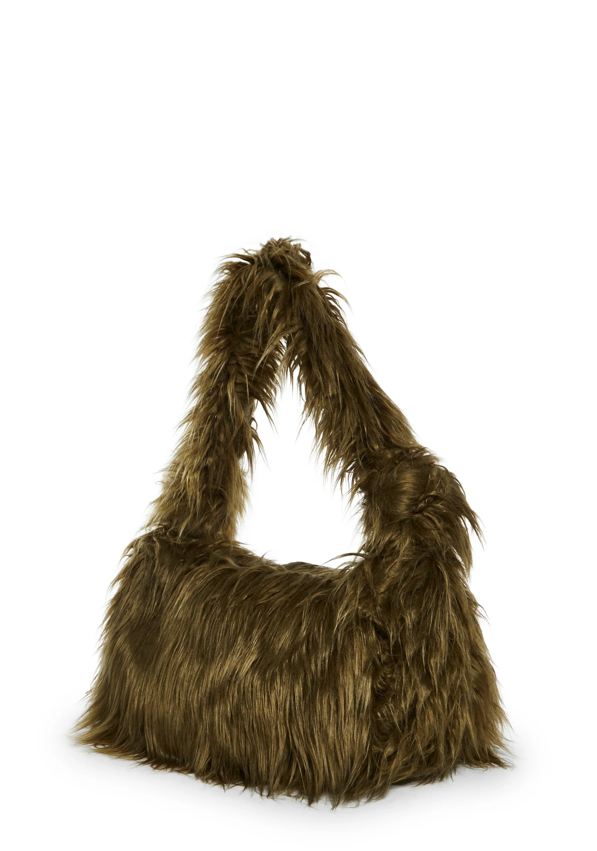 Case Of The Grumpies Fuzzy XXL Messenger Bag - Green - Image 4