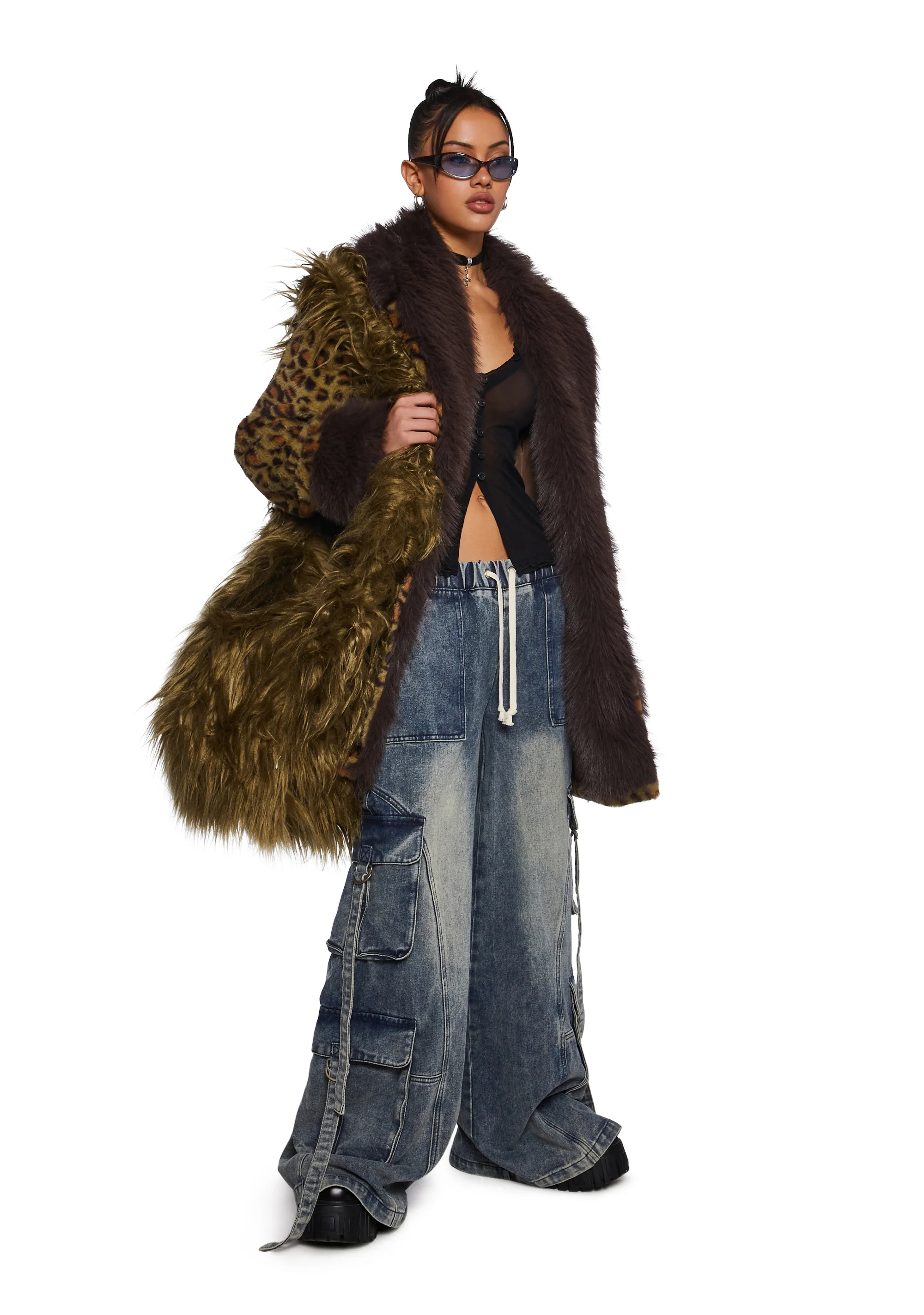 Case Of The Grumpies Fuzzy XXL Messenger Bag - Green - Image 6