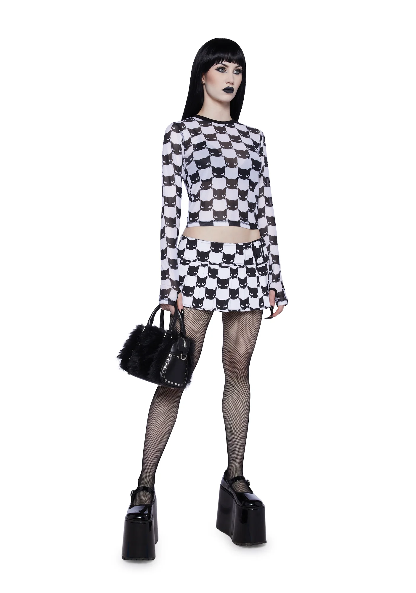 Cat Bandit Mesh Top - Image 2