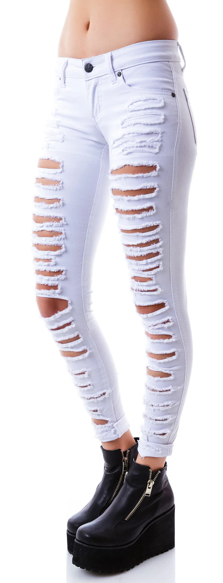 Cat Fight Pants - White - Image 2