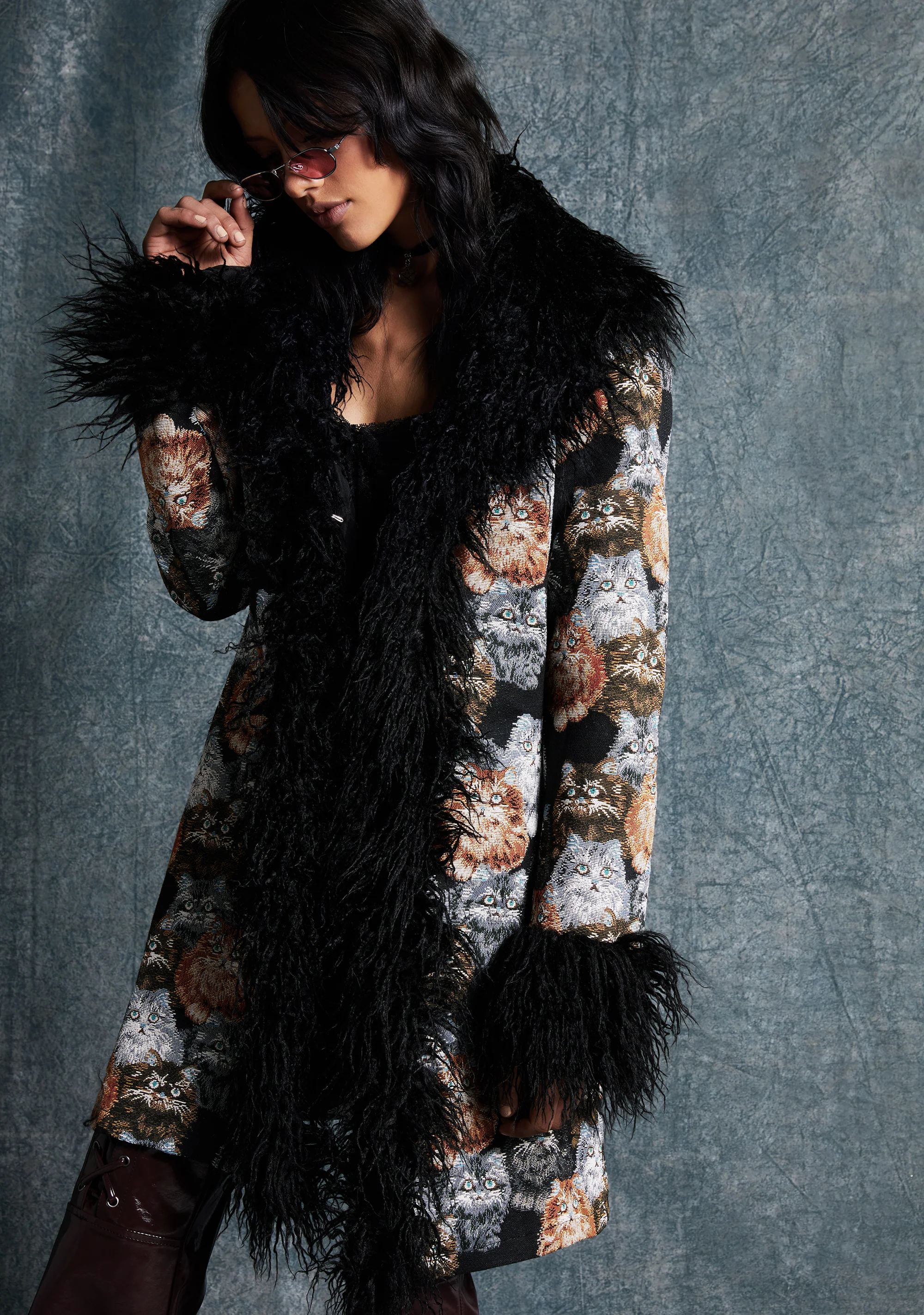Cat Fancies Tapestry Coat - Image 6