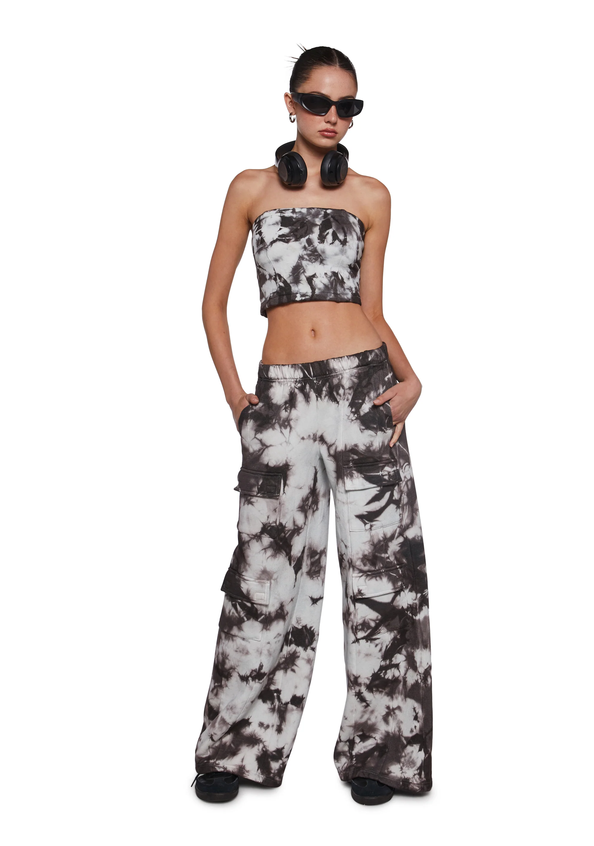 Catacombs Wide Leg Cargo Pants - Image 2