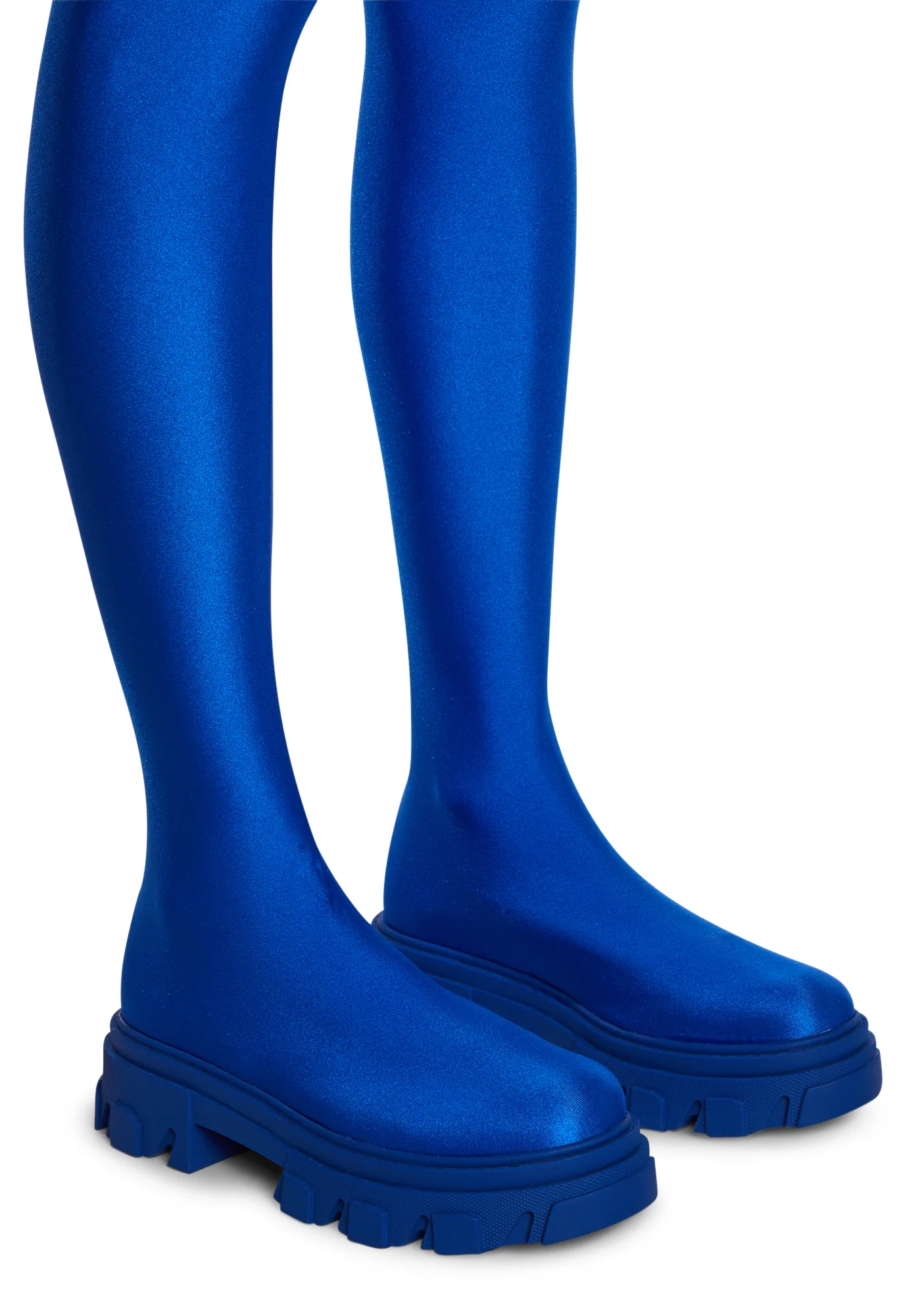Catch Their Attention Pant Boots - Blue - Image 2