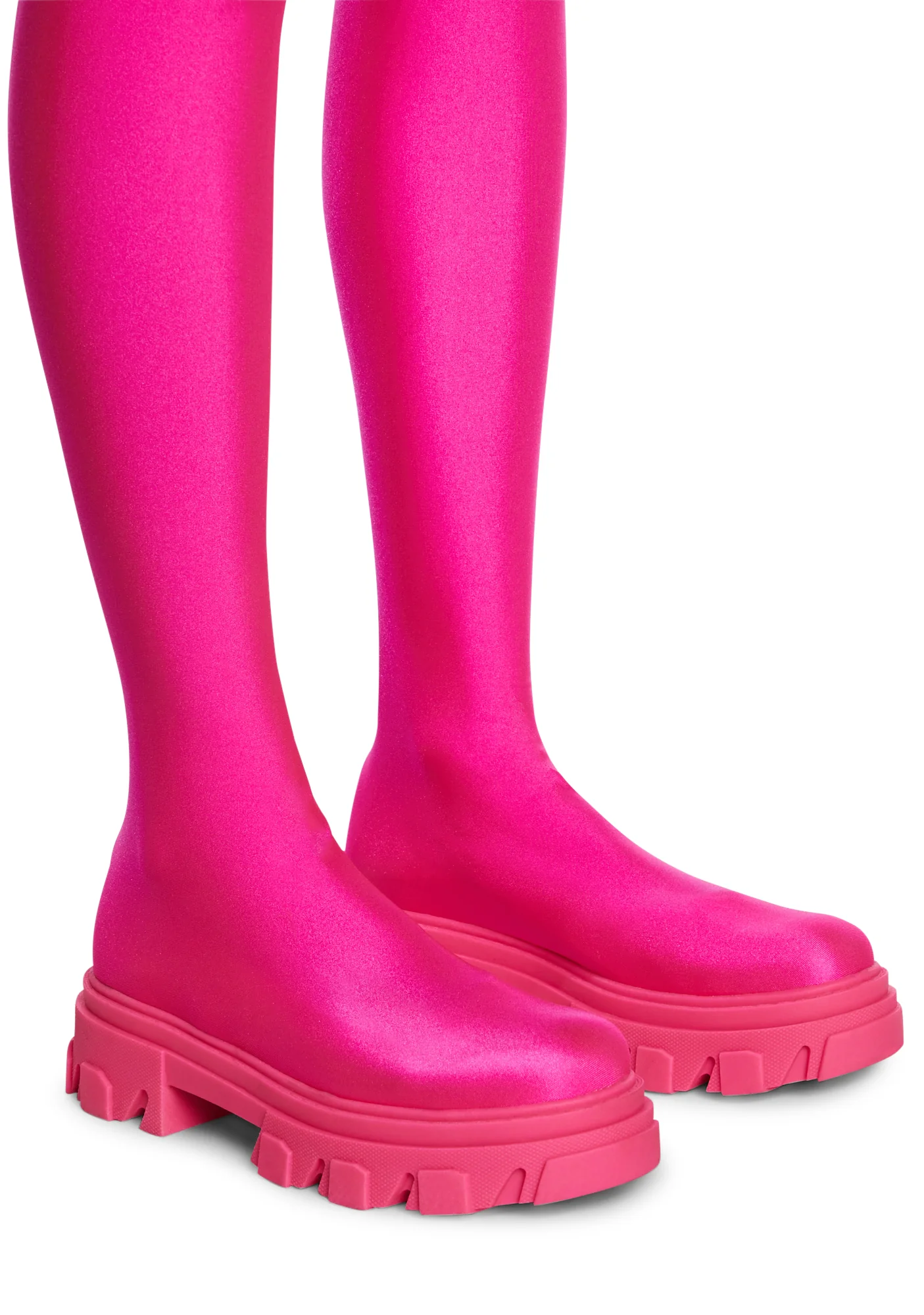 Catch Their Attention Pant Boots - Pink - Image 2