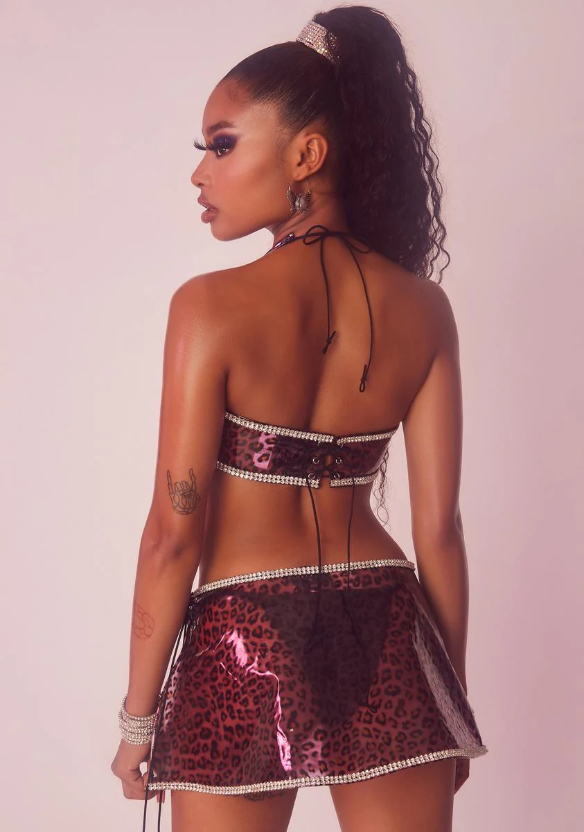 Catty N' Bratty Leopard Skirt - Image 4