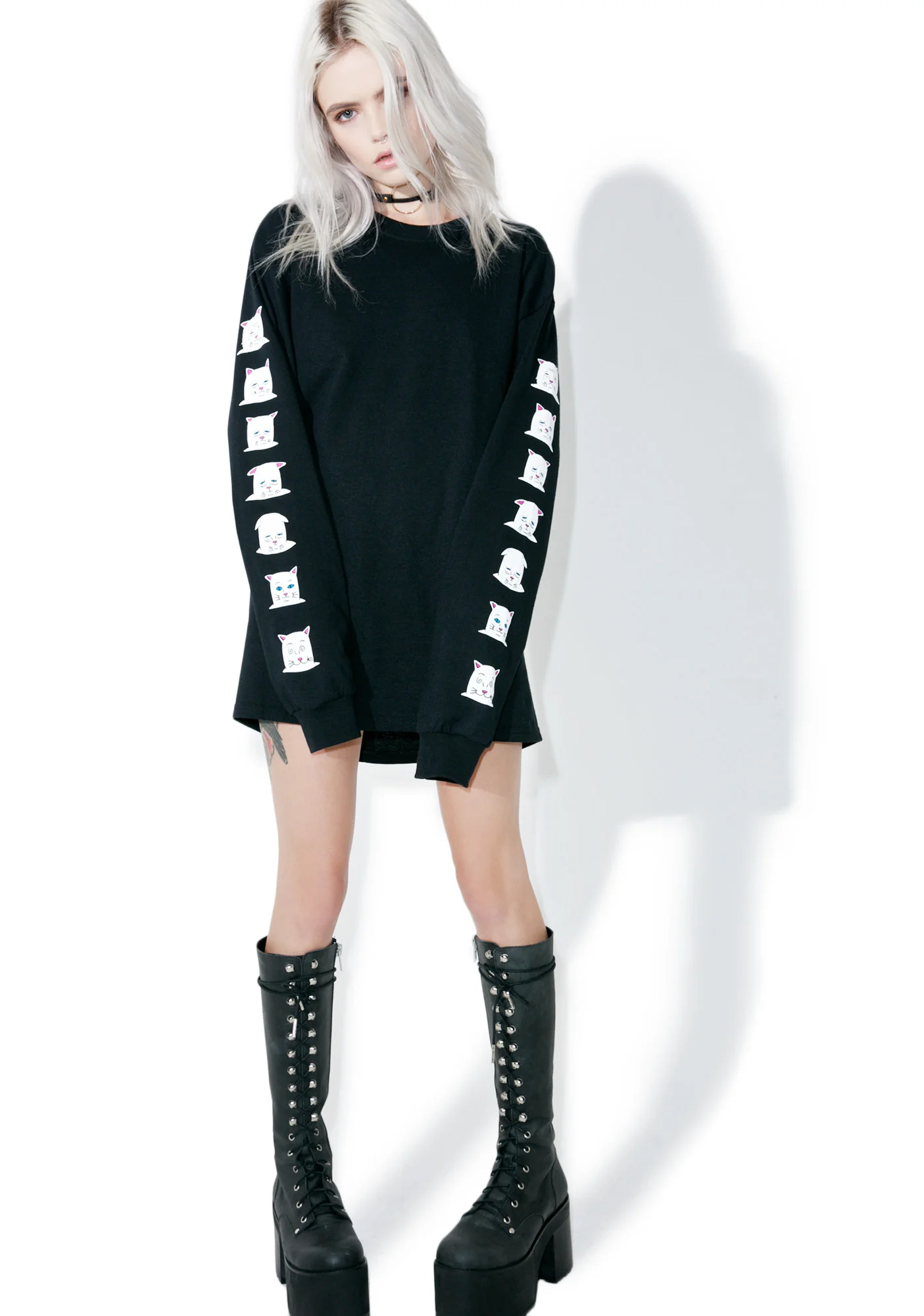 Caturdays Long Sleeve Tee - Image 2