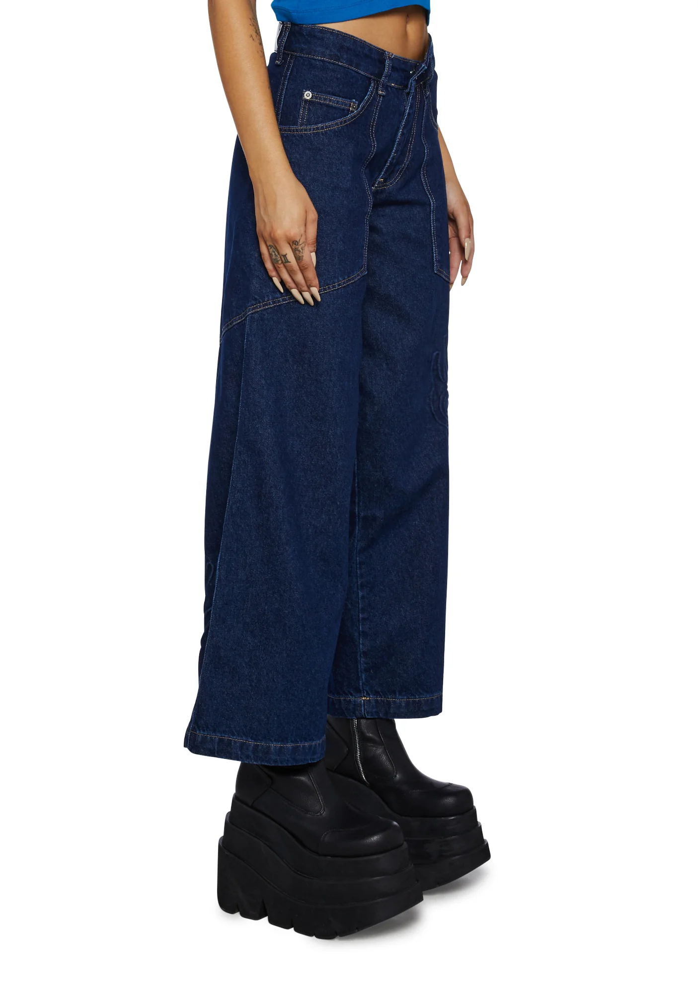 Cave Rinse Denim Jeans - Image 3