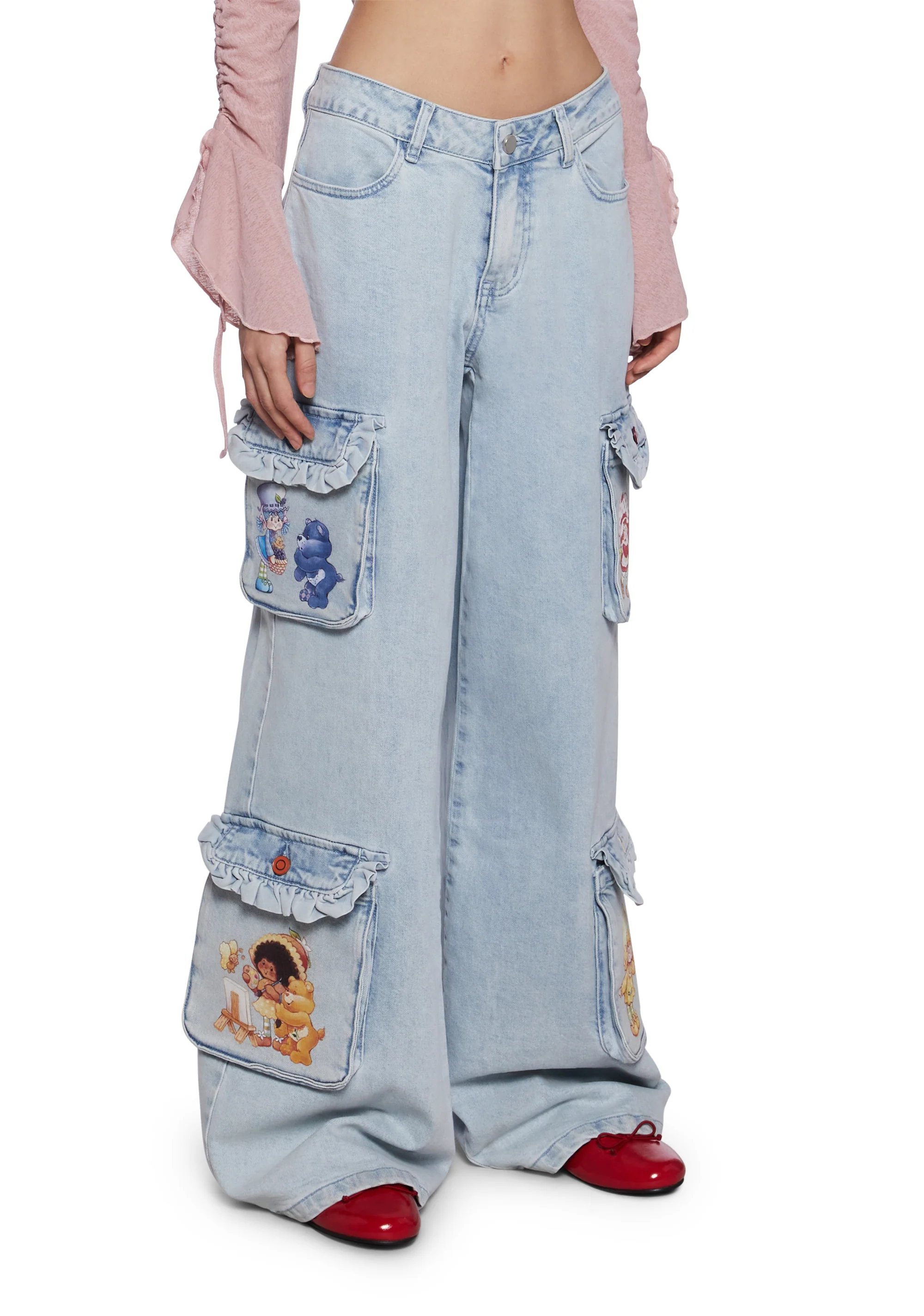 Cuddle Crew Denim Cargo Pants - Image 3