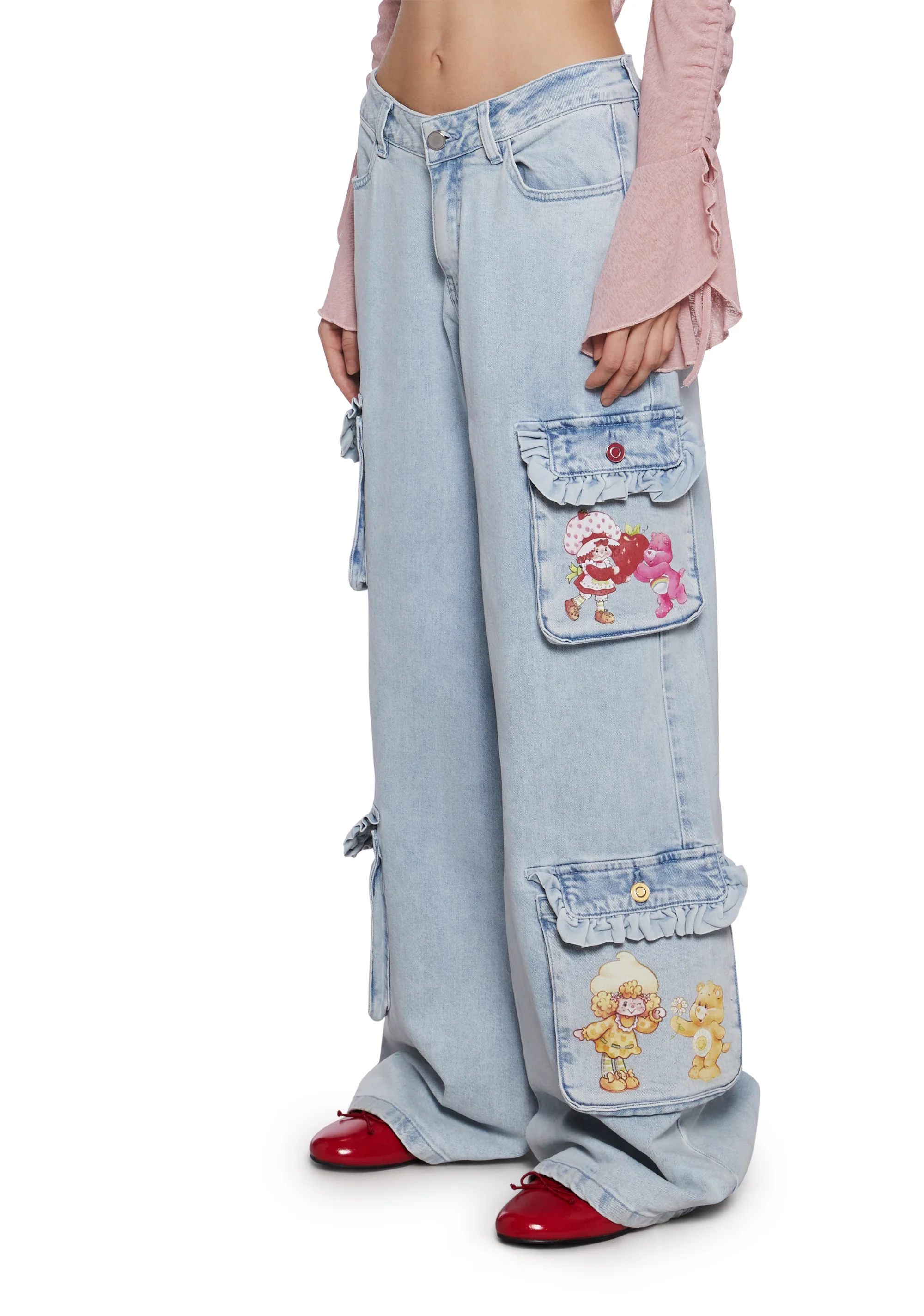 Cuddle Crew Denim Cargo Pants - Image 5