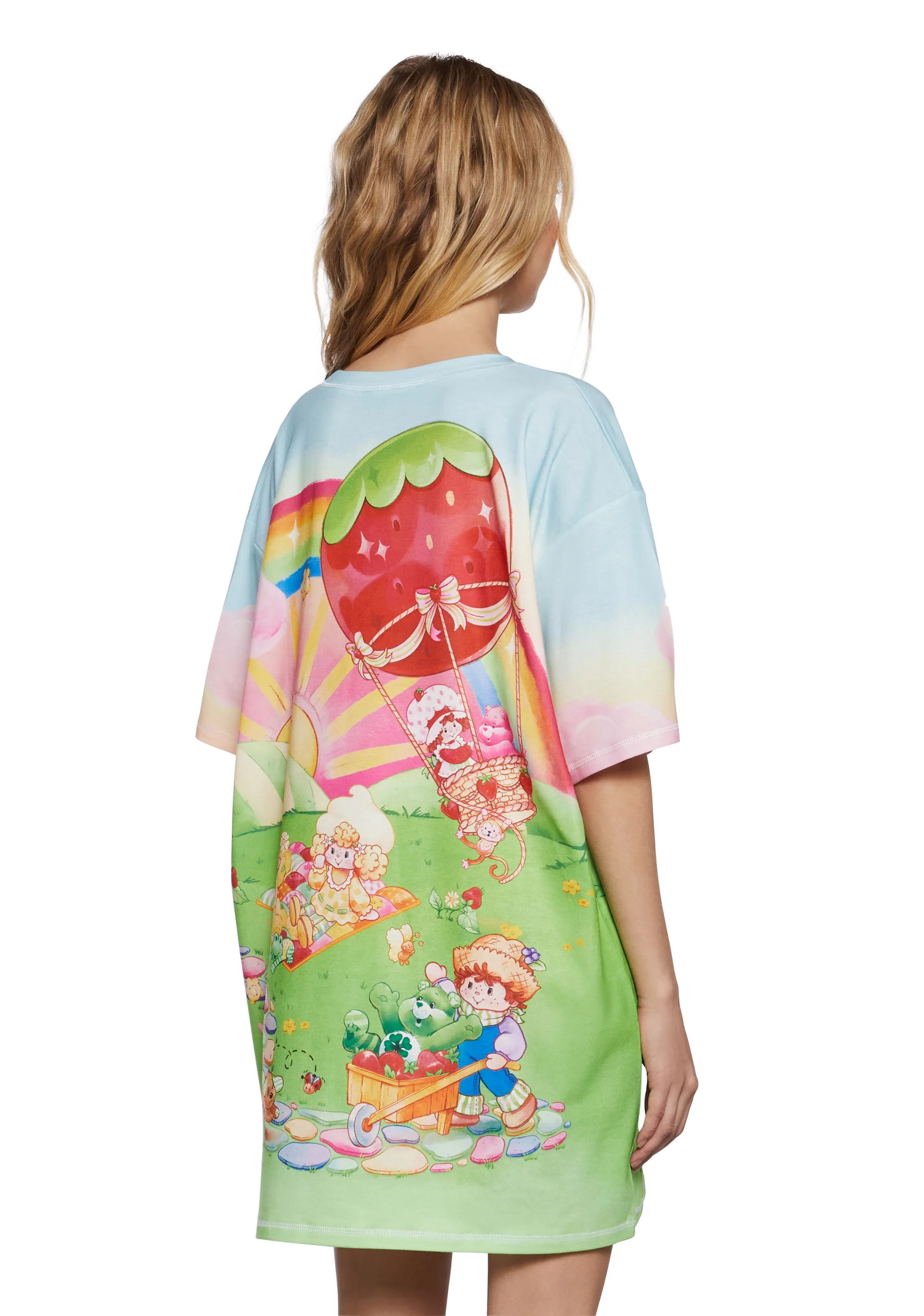 Friendship Outing Oversized Graphic Tee - Image 4