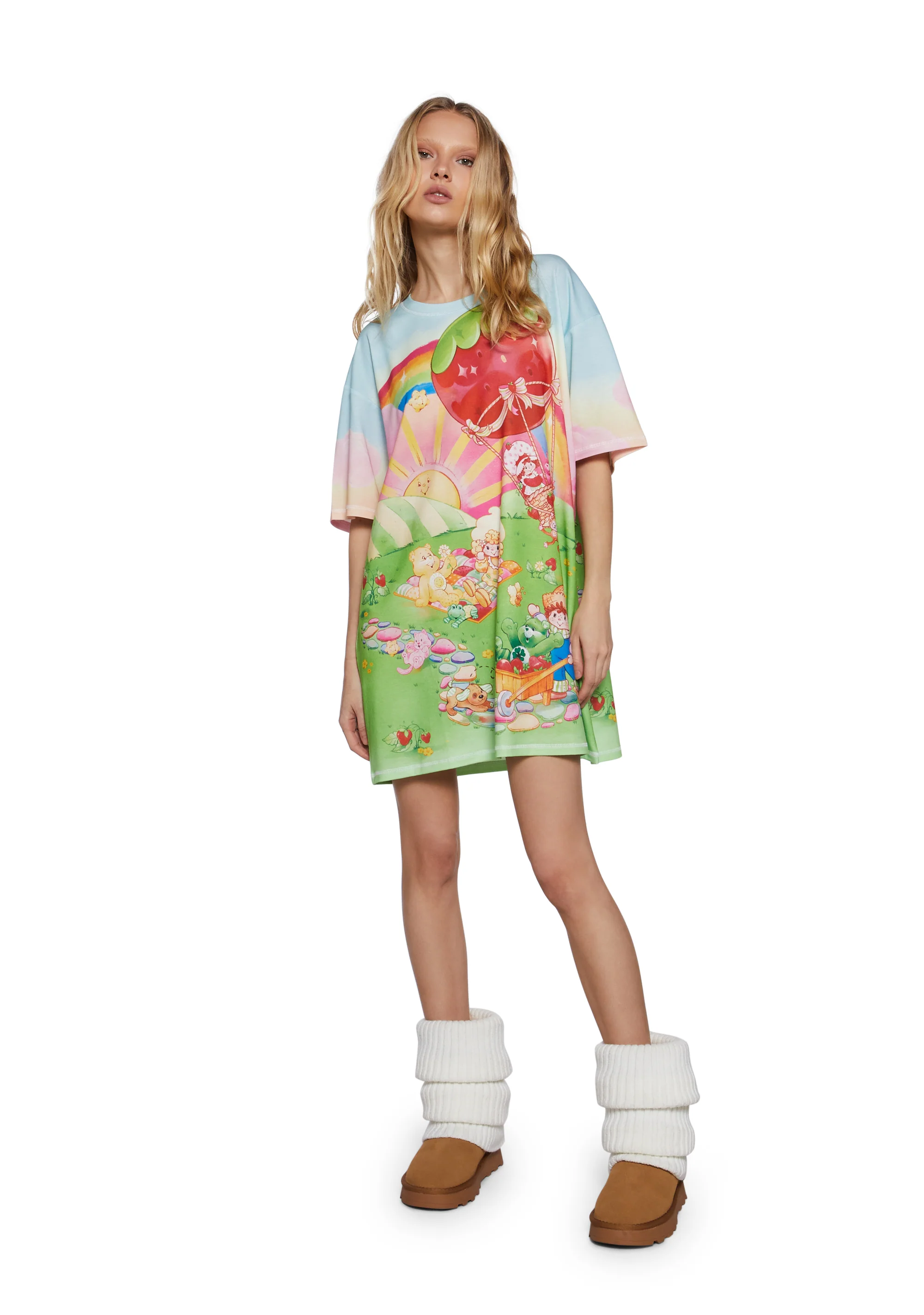 Friendship Outing Oversized Graphic Tee - Image 6