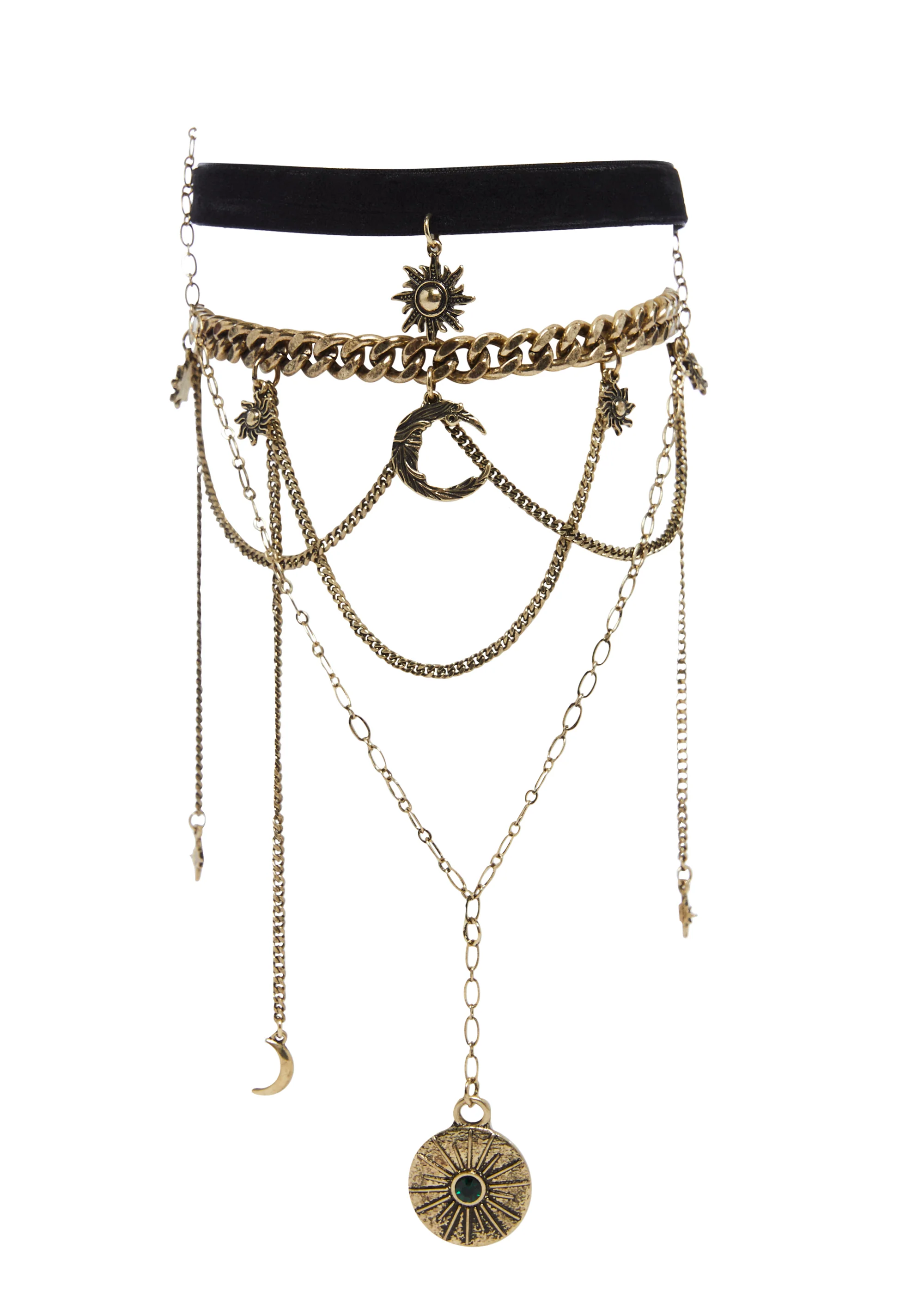 Celestial Being Layered Necklace Set - Image 2