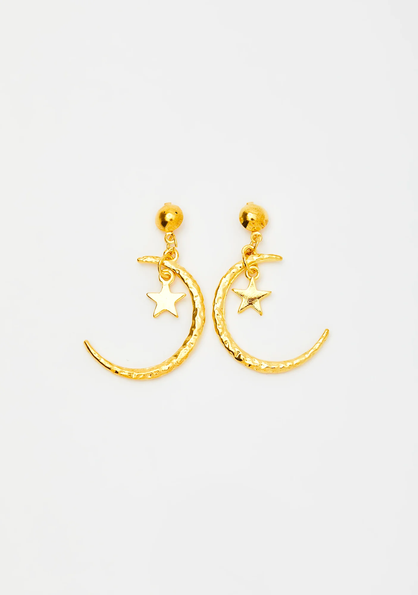 Celestial Lover Moon Earrings - Image 2