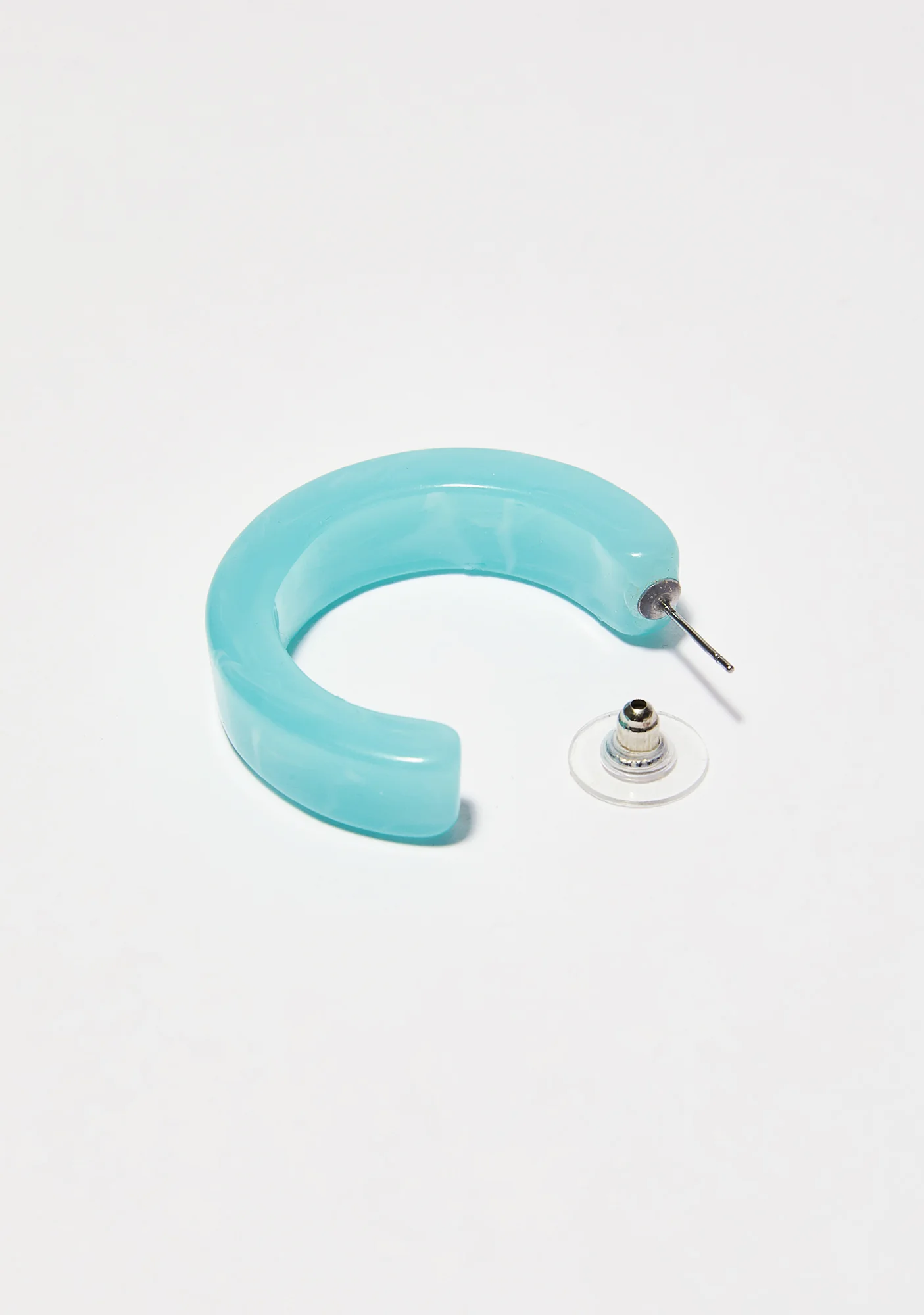 Celestial Luv Stoned Hoop Earrings - Image 4