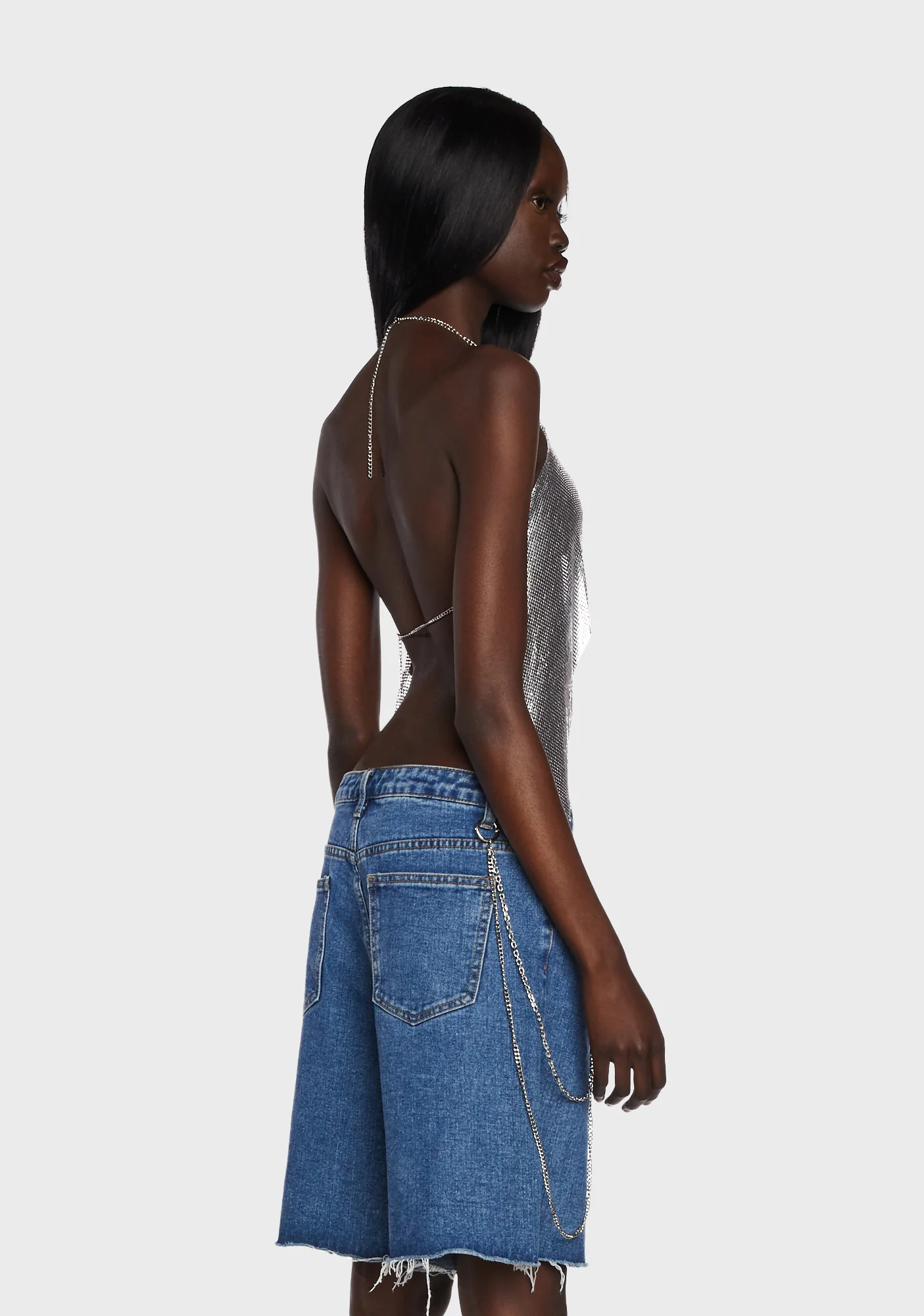 Celia Chainmail Open Back Bralette - Image 4
