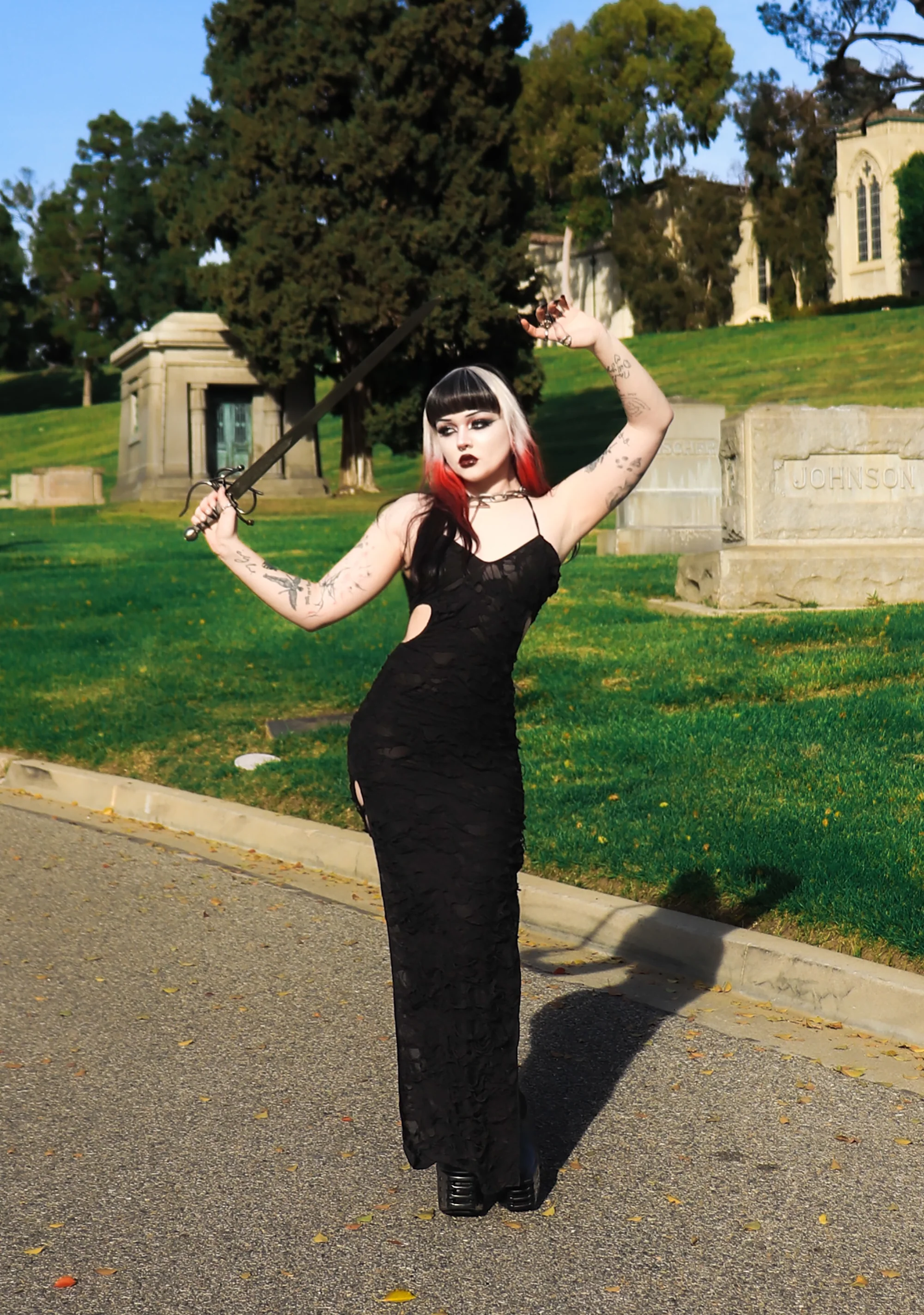Cemetery Surprise Maxi Dress - Image 6