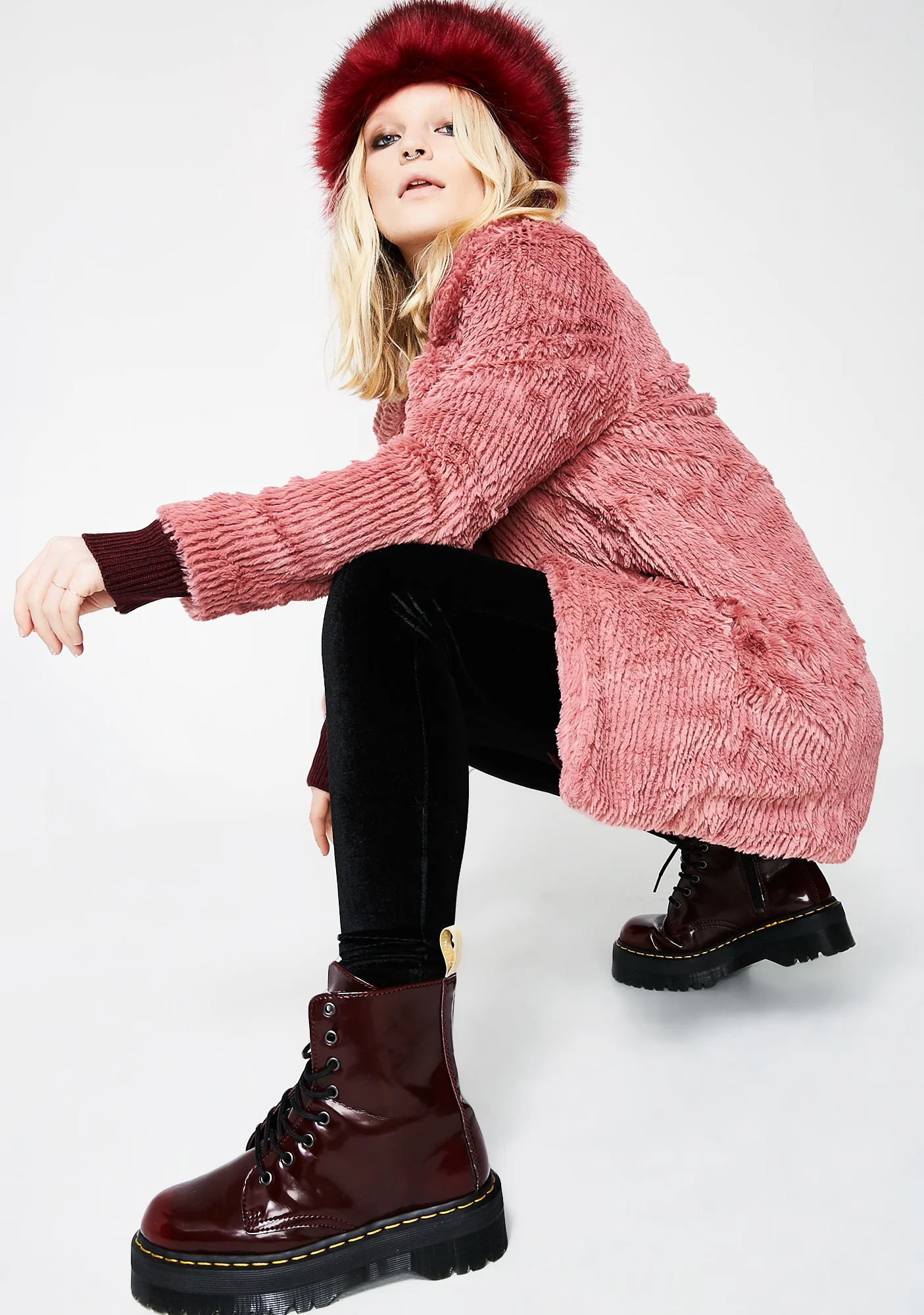 Champagne Dreams Ribbed Coat - Image 3
