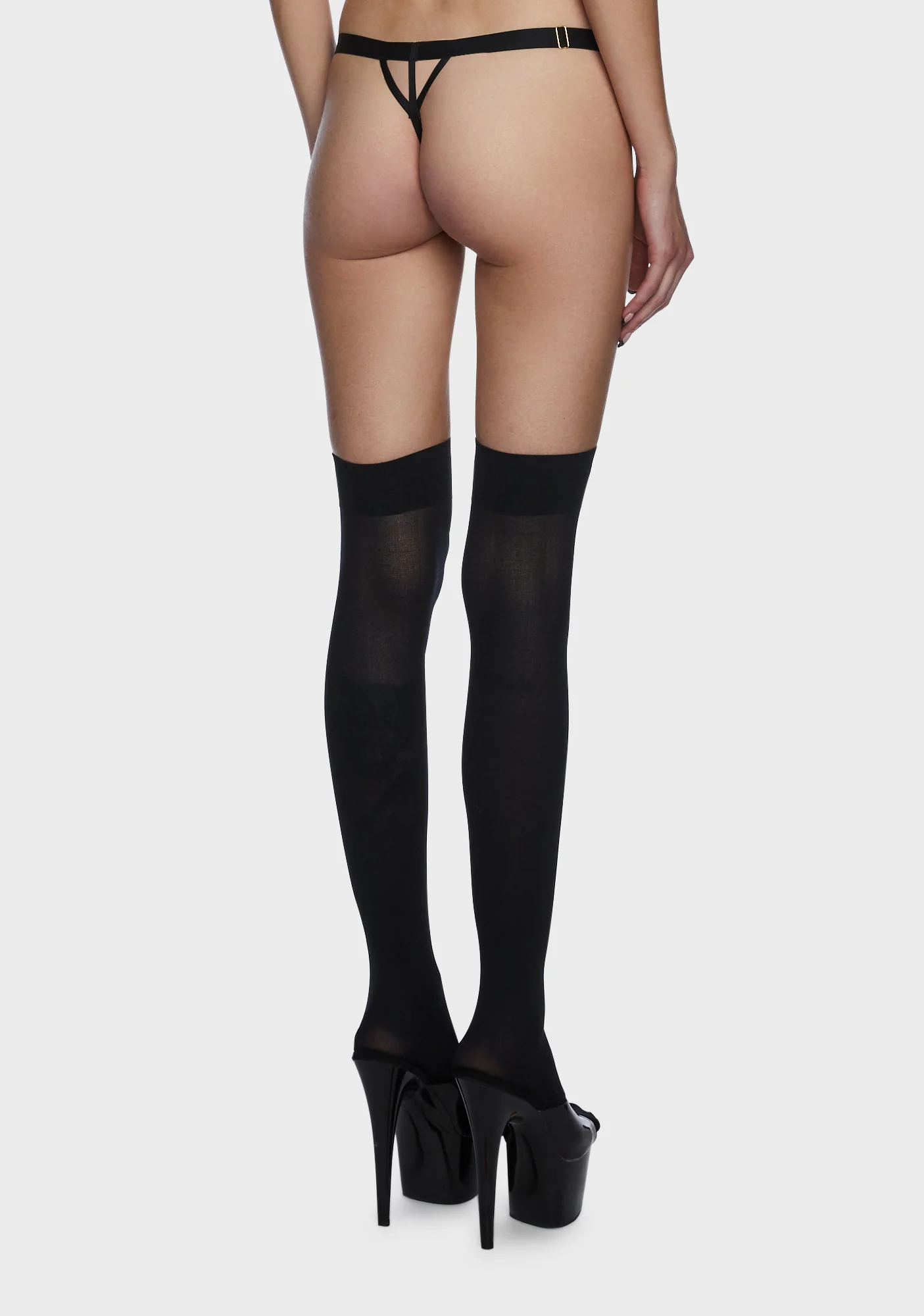 Chantal Elastic And Mesh Thong - Image 3